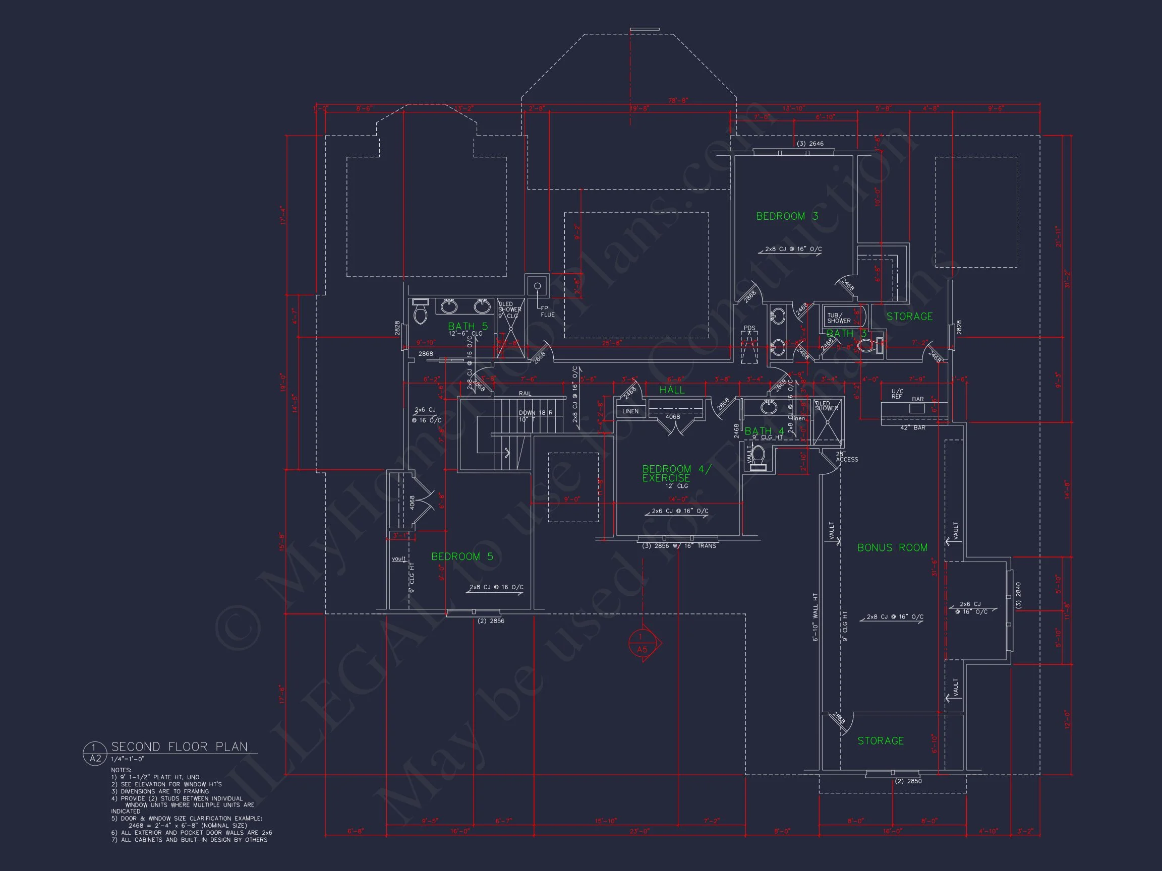 Elegant Shingle Style house Plan with 5 Beds and CAD Designs