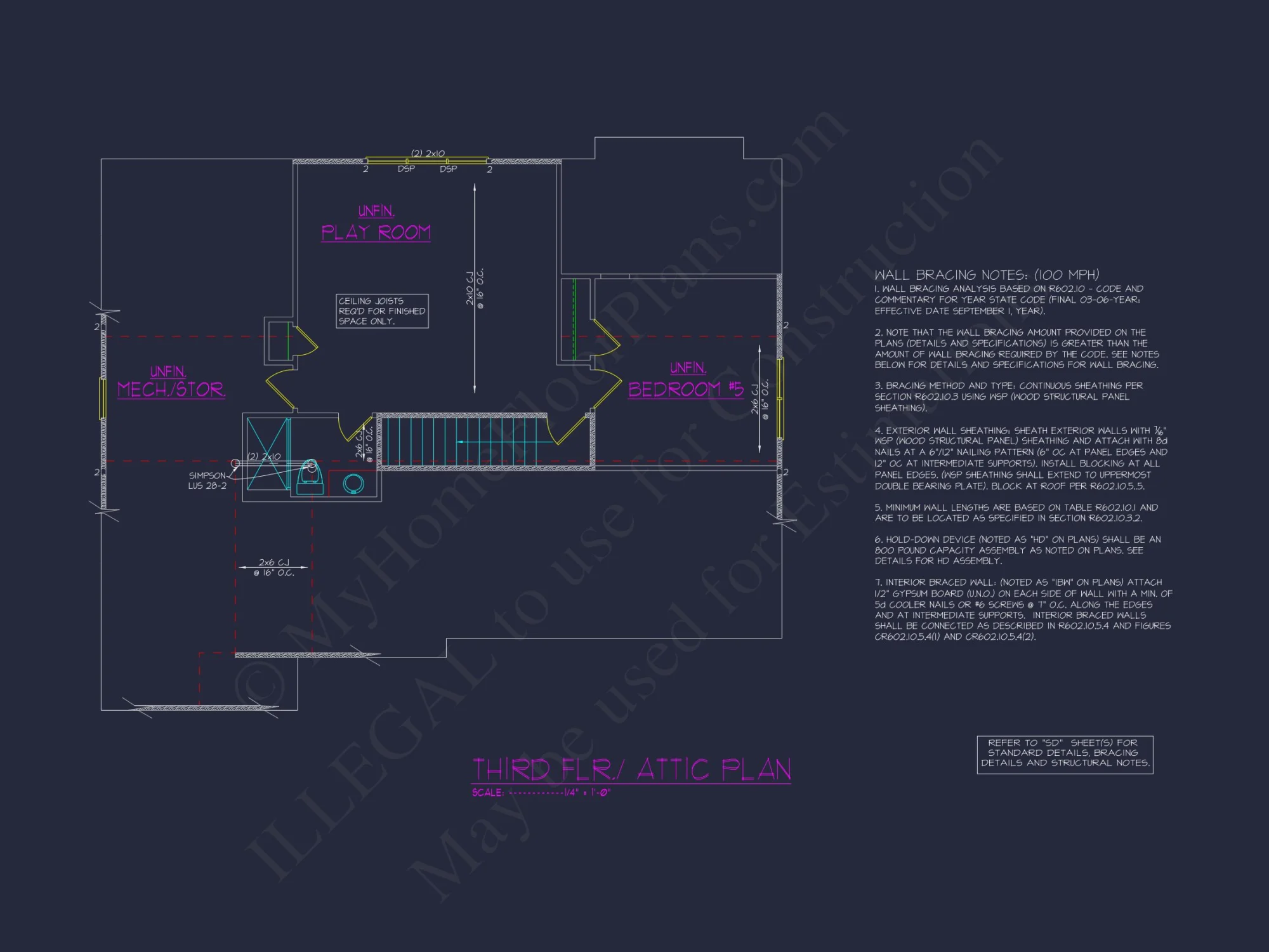 Luxury house Floor Plan with Open Concept and 3-Car Garage