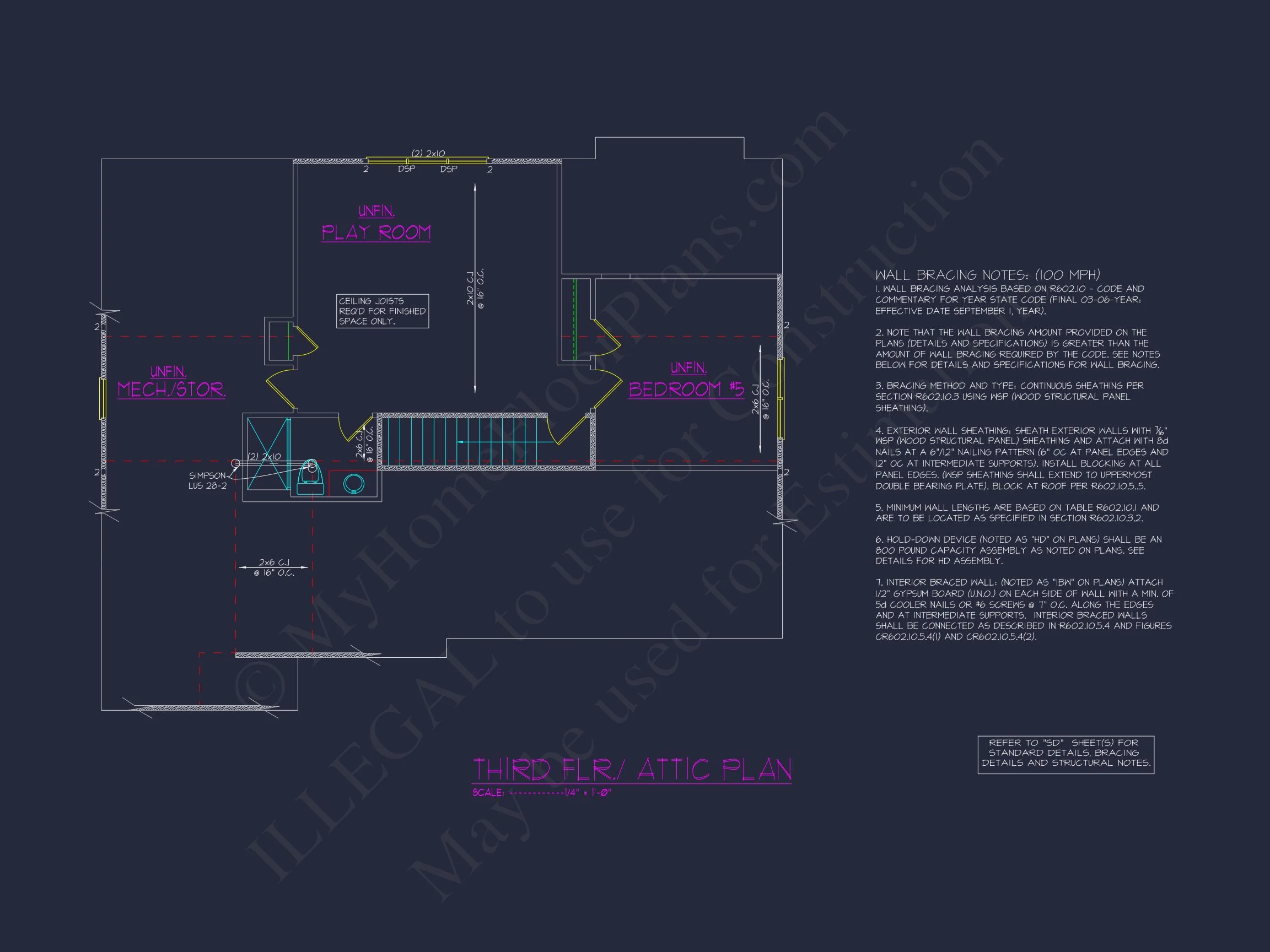Luxury house Floor Plan with Open Concept and 3-Car Garage