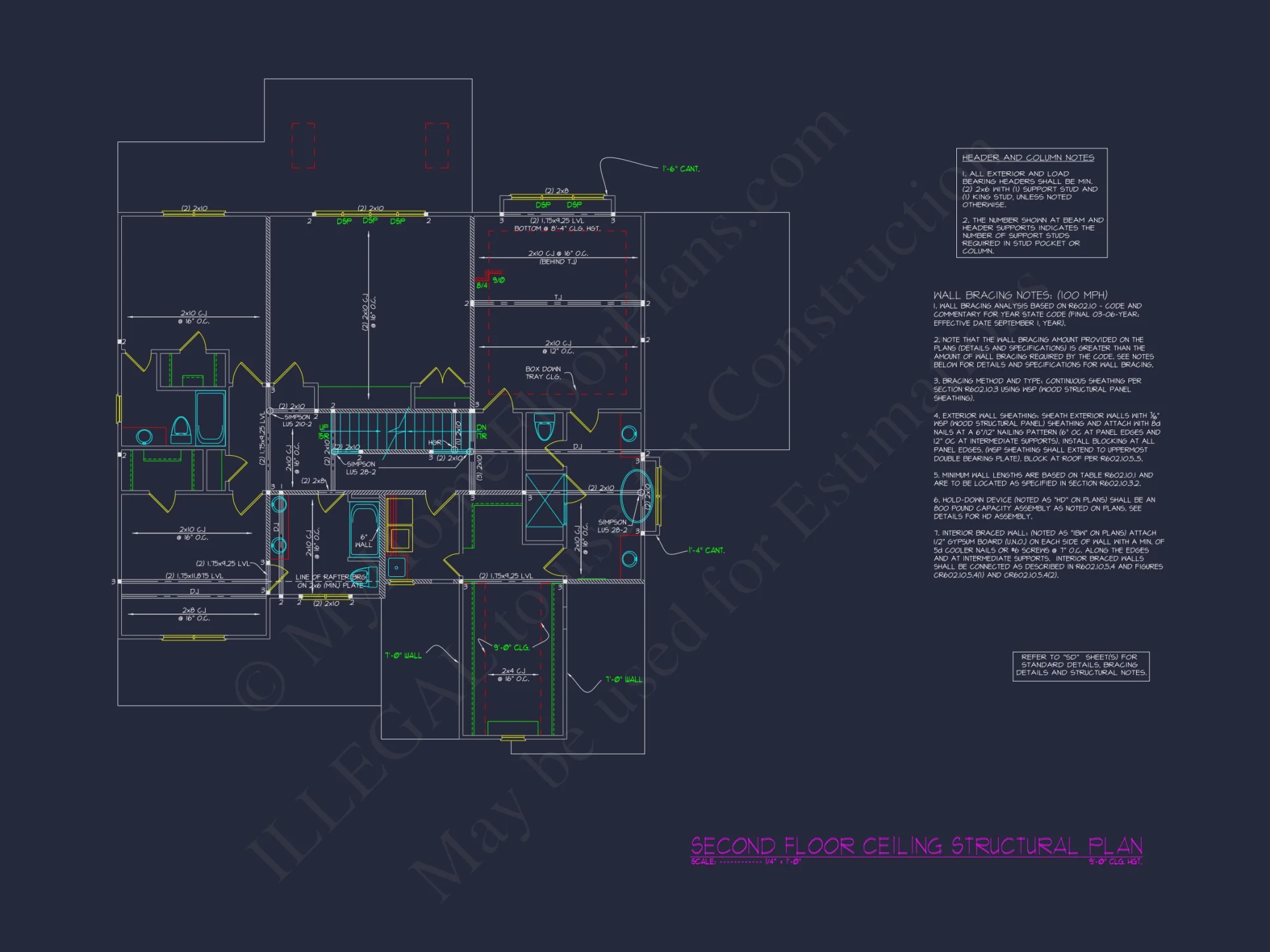 Luxury house Floor Plan with Open Concept and 3-Car Garage
