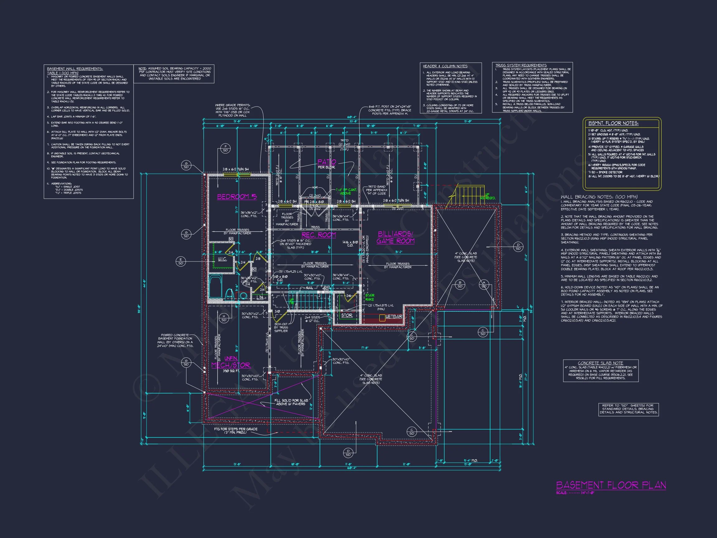Luxury house Floor Plan with Open Concept and 3-Car Garage