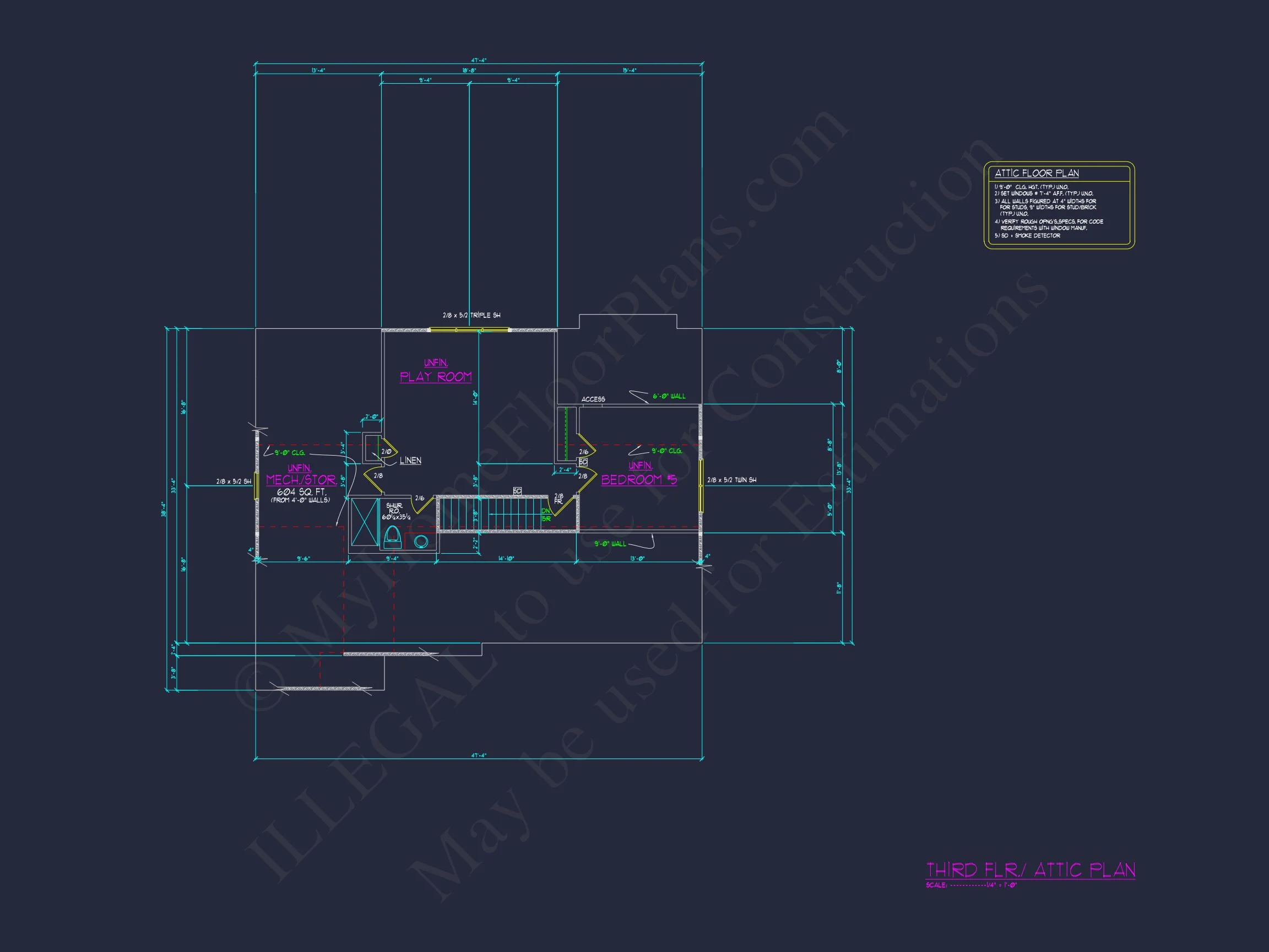 Luxury house Floor Plan with Open Concept and 3-Car Garage