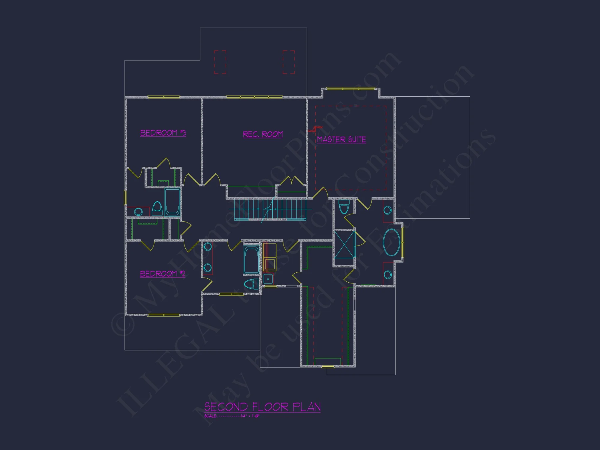 Luxury house Floor Plan with Open Concept and 3-Car Garage