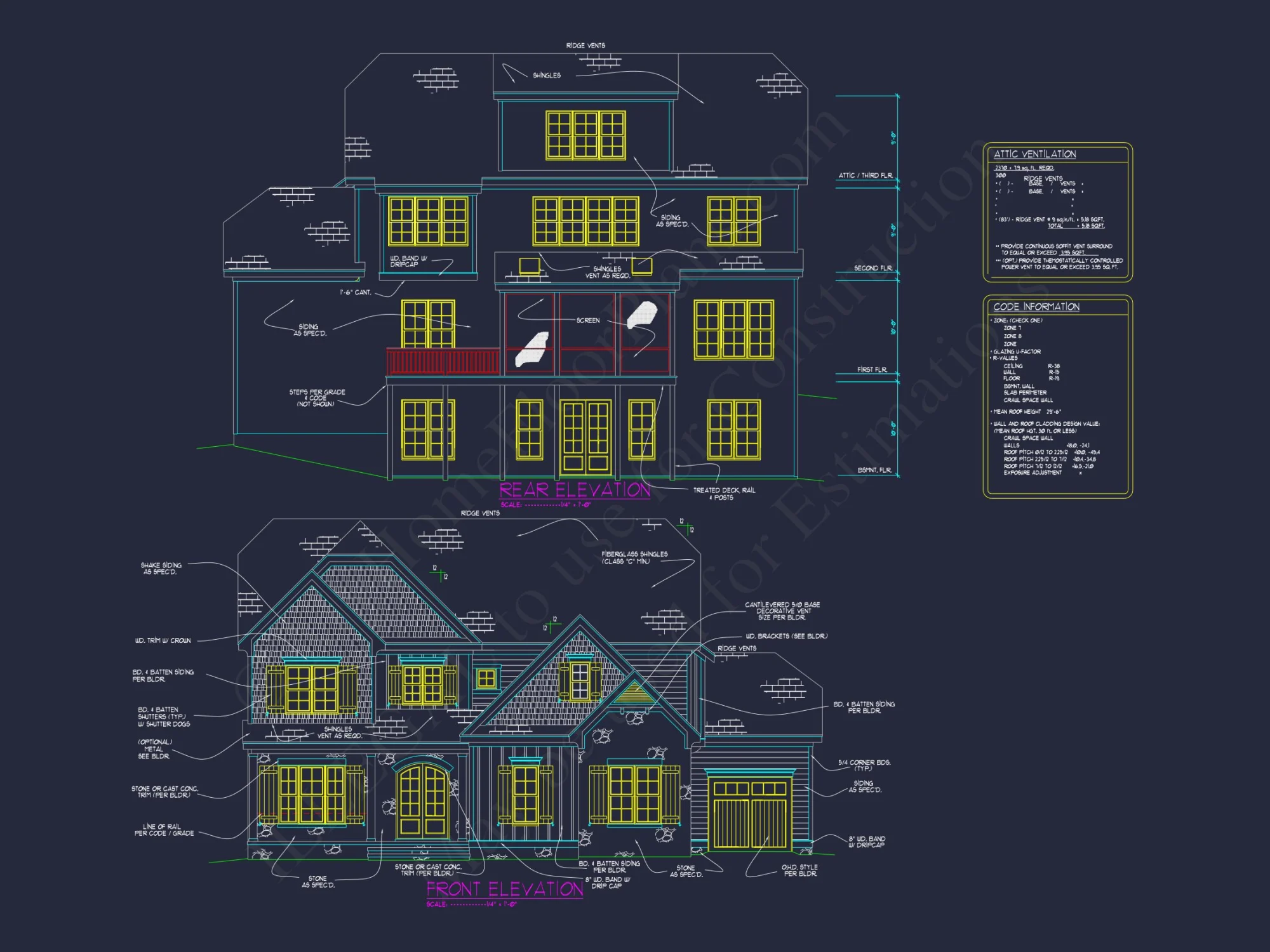 Luxury house Floor Plan with Open Concept and 3-Car Garage
