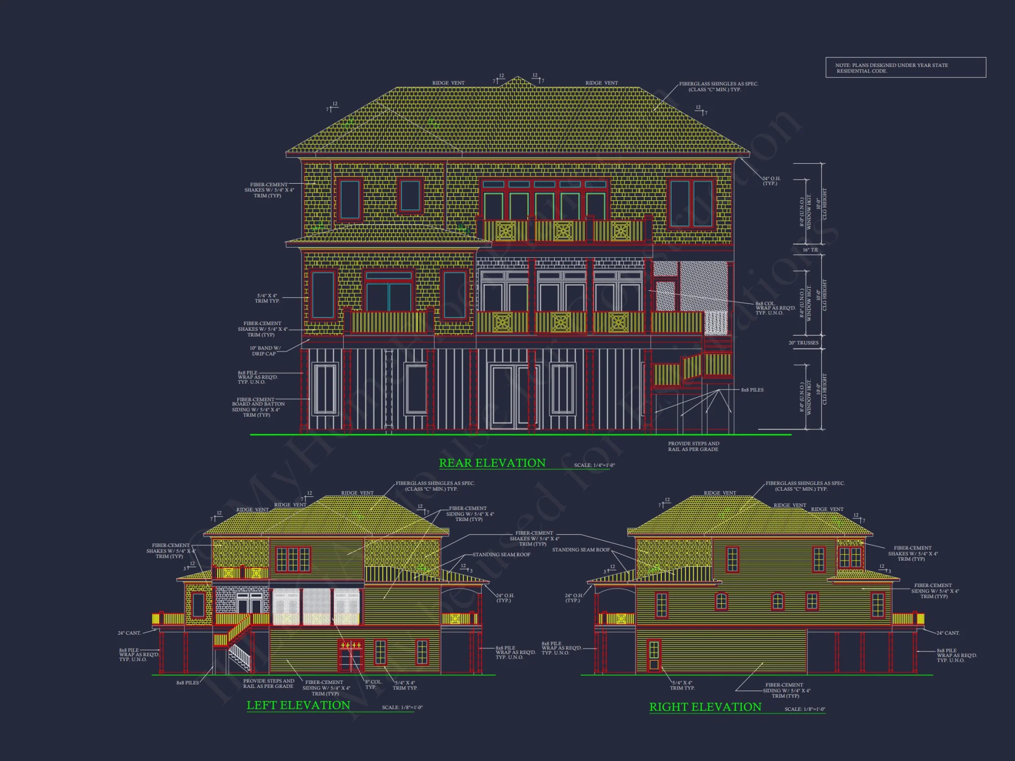 Beach house Plan with CAD Design & Stunning Architecture