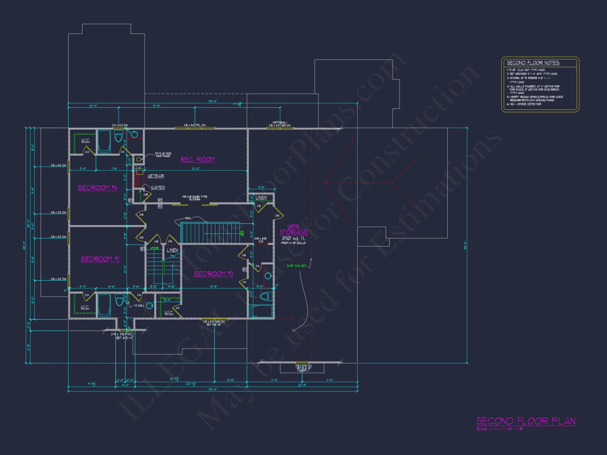 Beautiful Craftsman house Plan with 3 Floors, 5 Bedrooms, and Detailed Blueprint Designs