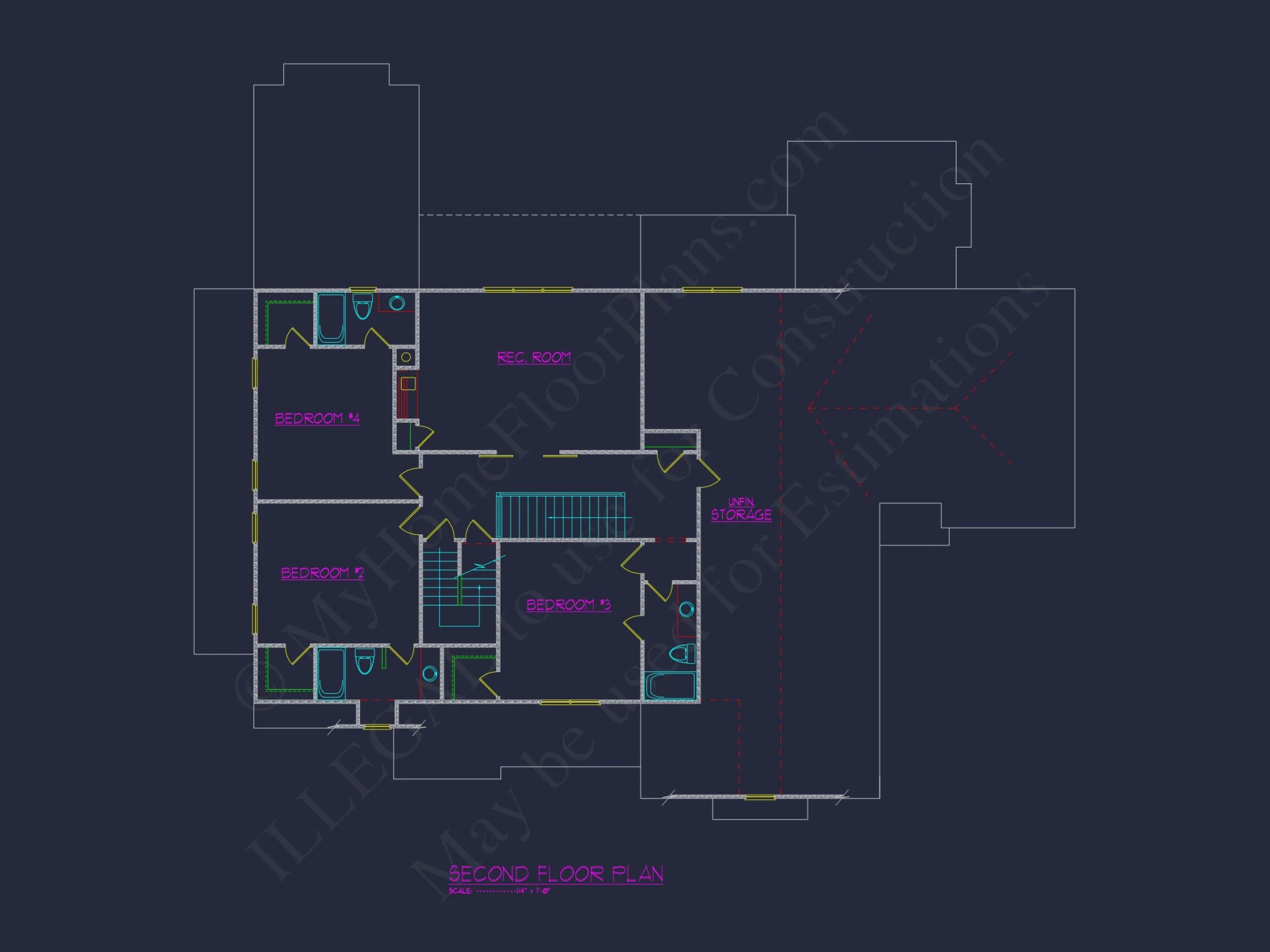 Beautiful Craftsman house Plan with 3 Floors, 5 Bedrooms, and Detailed Blueprint Designs