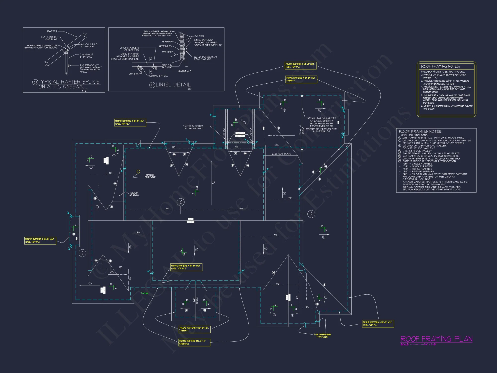 Beautiful house Plan with 5 Bedrooms, CAD Floor Plans, and Designs