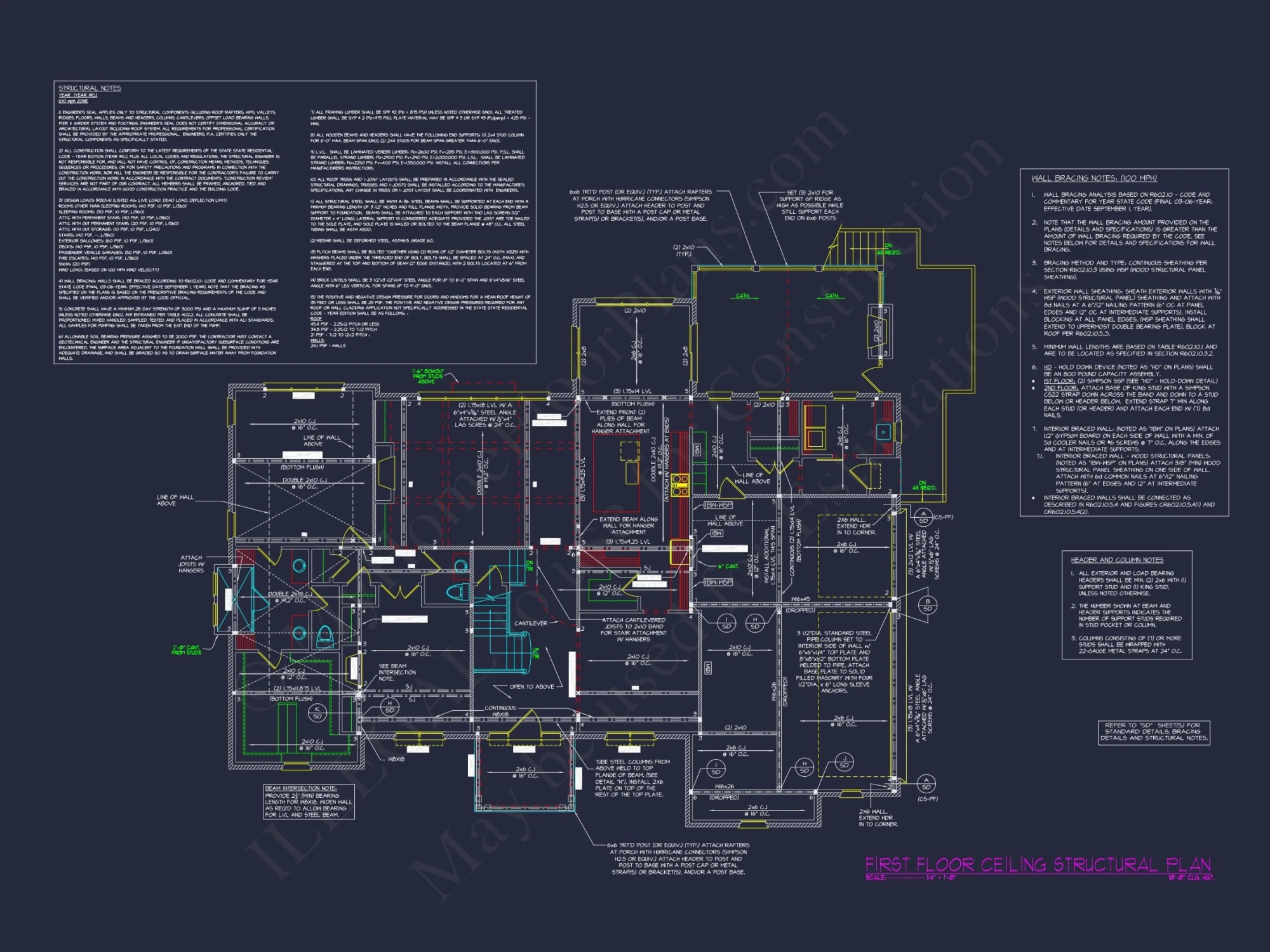 Beautiful house Plan with 5 Bedrooms, CAD Floor Plans, and Designs