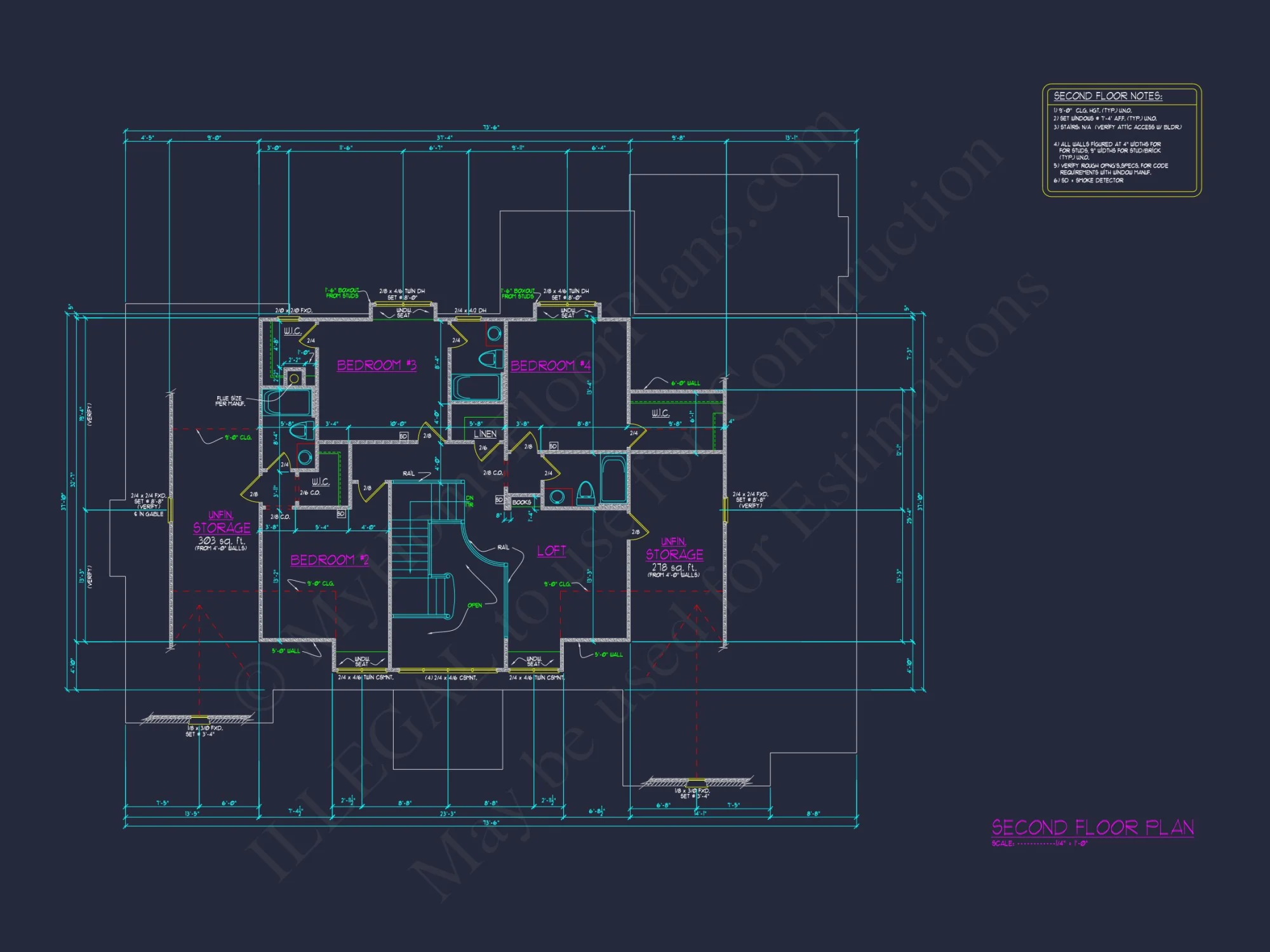 Beautiful house Plan with 5 Bedrooms, CAD Floor Plans, and Designs