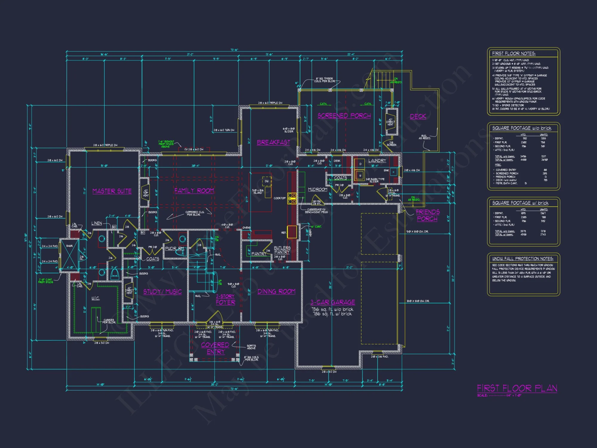 Beautiful house Plan with 5 Bedrooms, CAD Floor Plans, and Designs