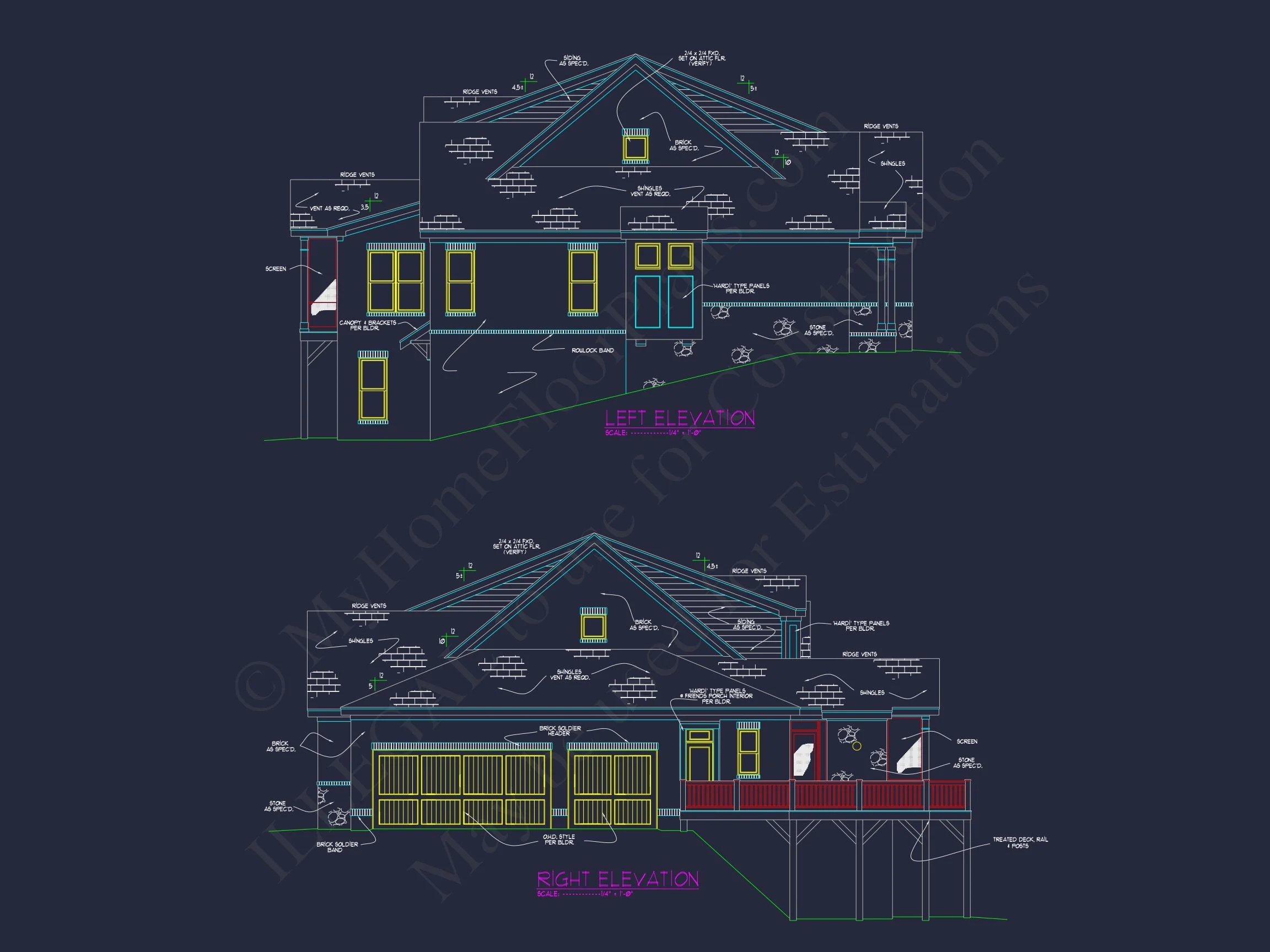 17-1142 HOUSE PLAN - Beautiful House Plan with 5 Bedrooms, CAD Floor Plans, and Designs 3 Beautiful house Plan with 5 Bedrooms, CAD Floor Plans, and Designs