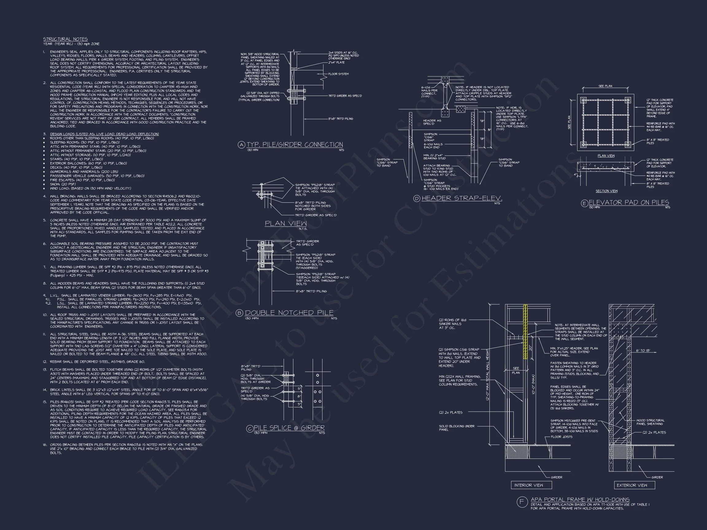 Modern house Plan with 7 Bedrooms and Spacious Floor Designs