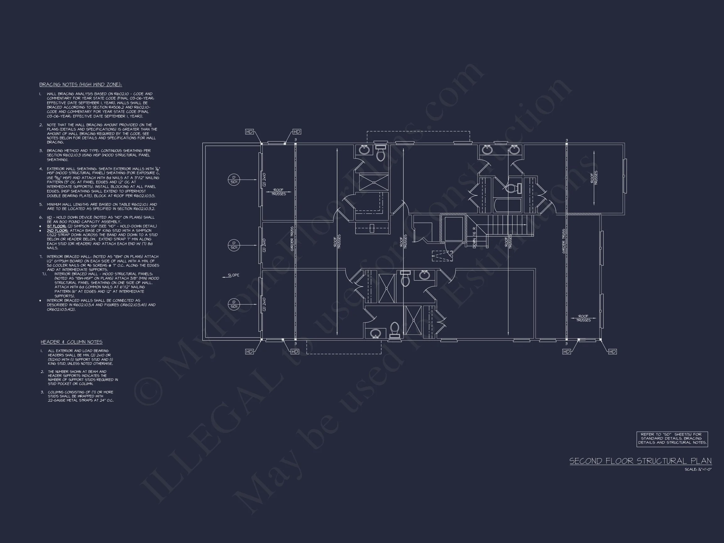 Modern house Plan with 7 Bedrooms and Spacious Floor Designs