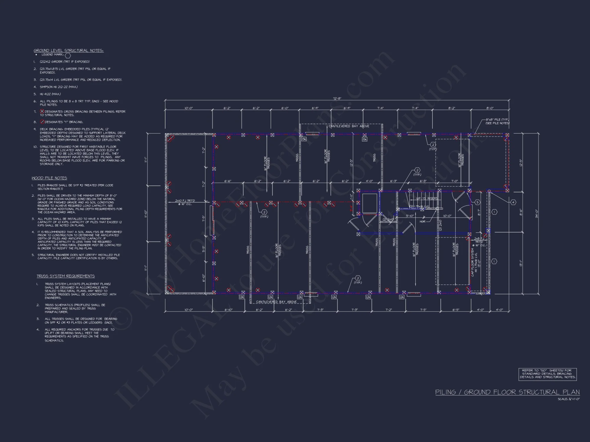 Modern house Plan with 7 Bedrooms and Spacious Floor Designs