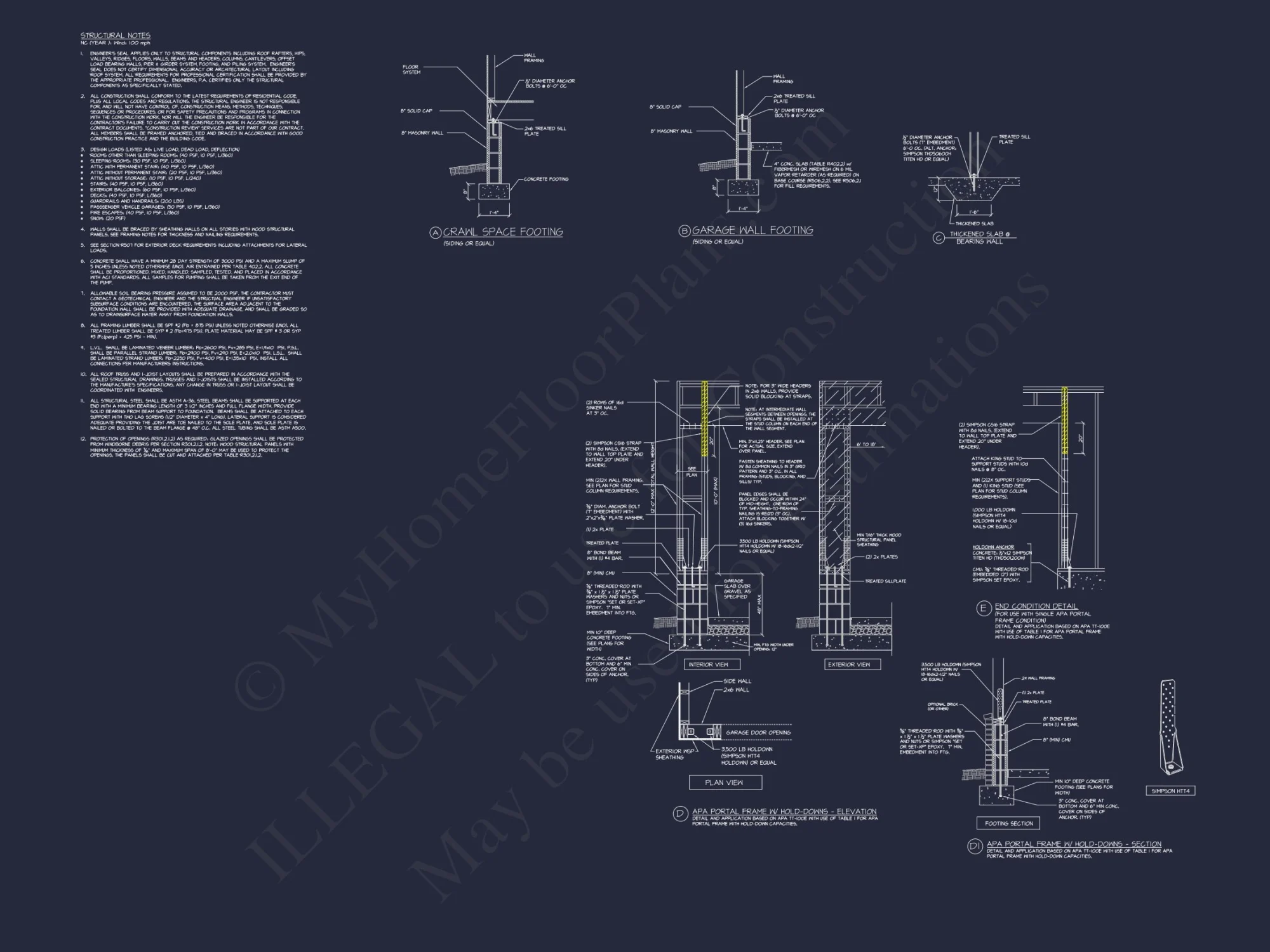 Modern house Floor Plan with CAD Designs and Blueprint