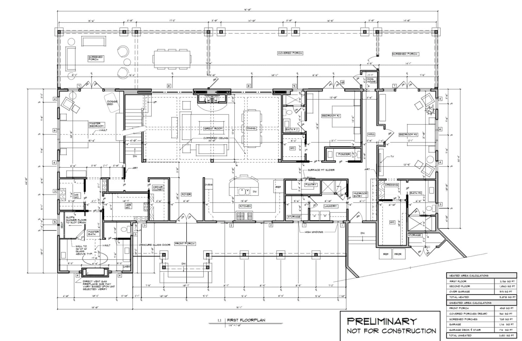 Modern house Floor Plan with CAD Designs and Blueprint
