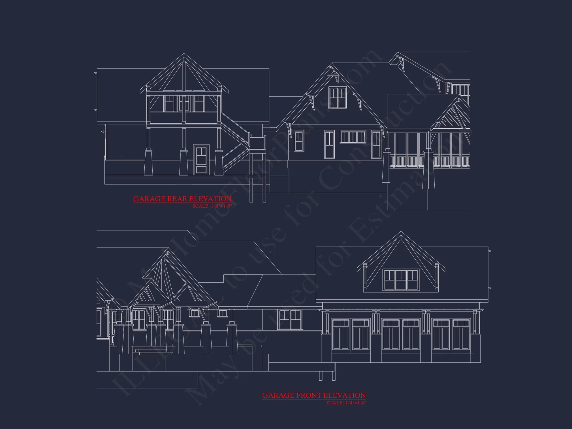 Modern house Floor Plan with CAD Designs and Blueprint