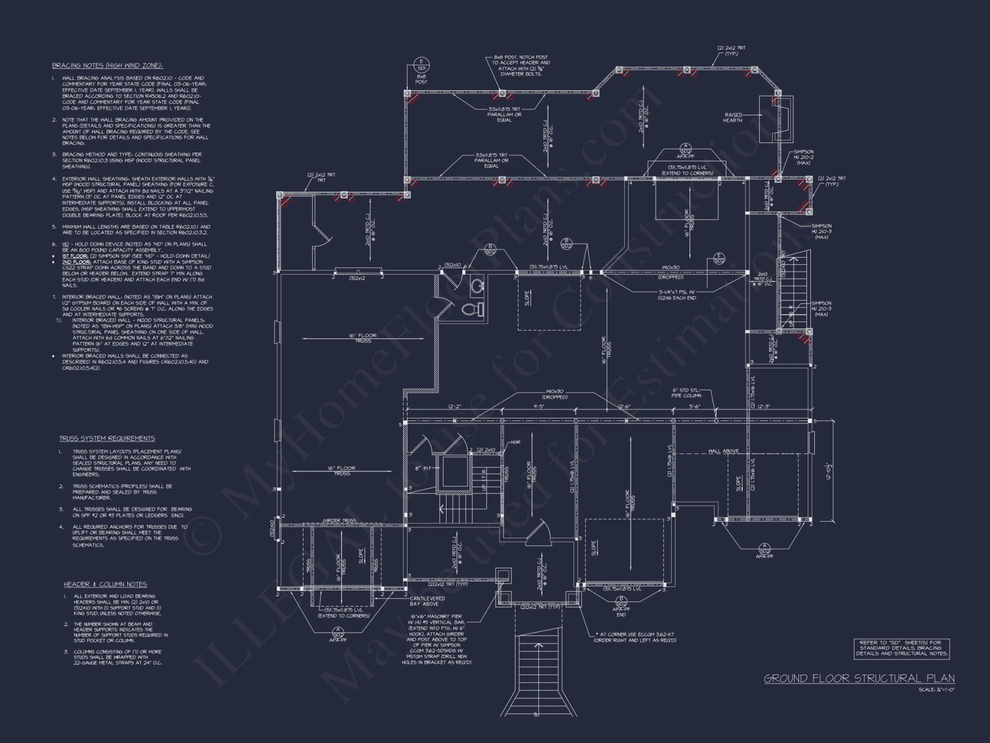 Elegant Beach house Plan: CAD and Blueprint Designs