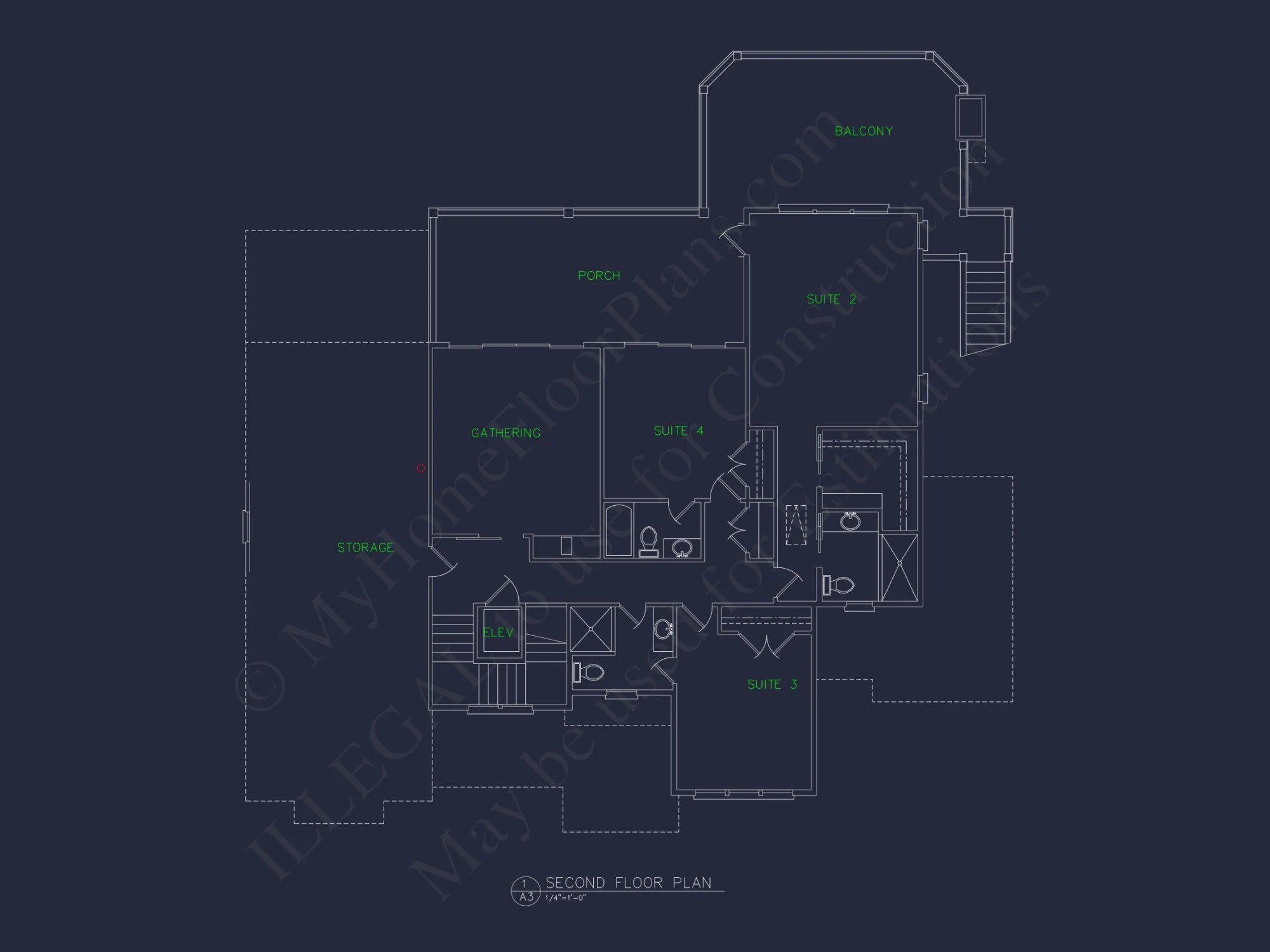 Elegant Beach house Plan: CAD and Blueprint Designs