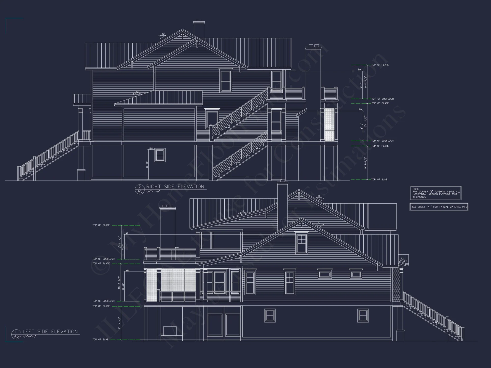 Elegant Beach house Plan: CAD and Blueprint Designs