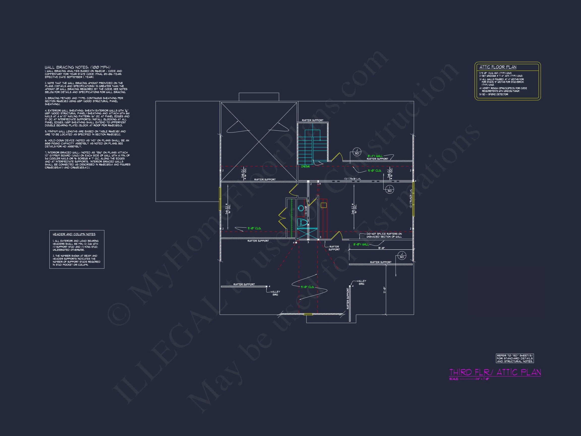 Luxurious house Floor Plan with Detailed CAD Designs & Blueprint