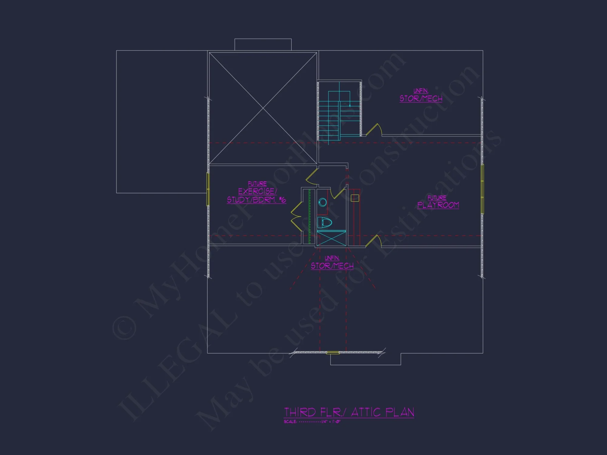 Luxurious house Floor Plan with Detailed CAD Designs & Blueprint