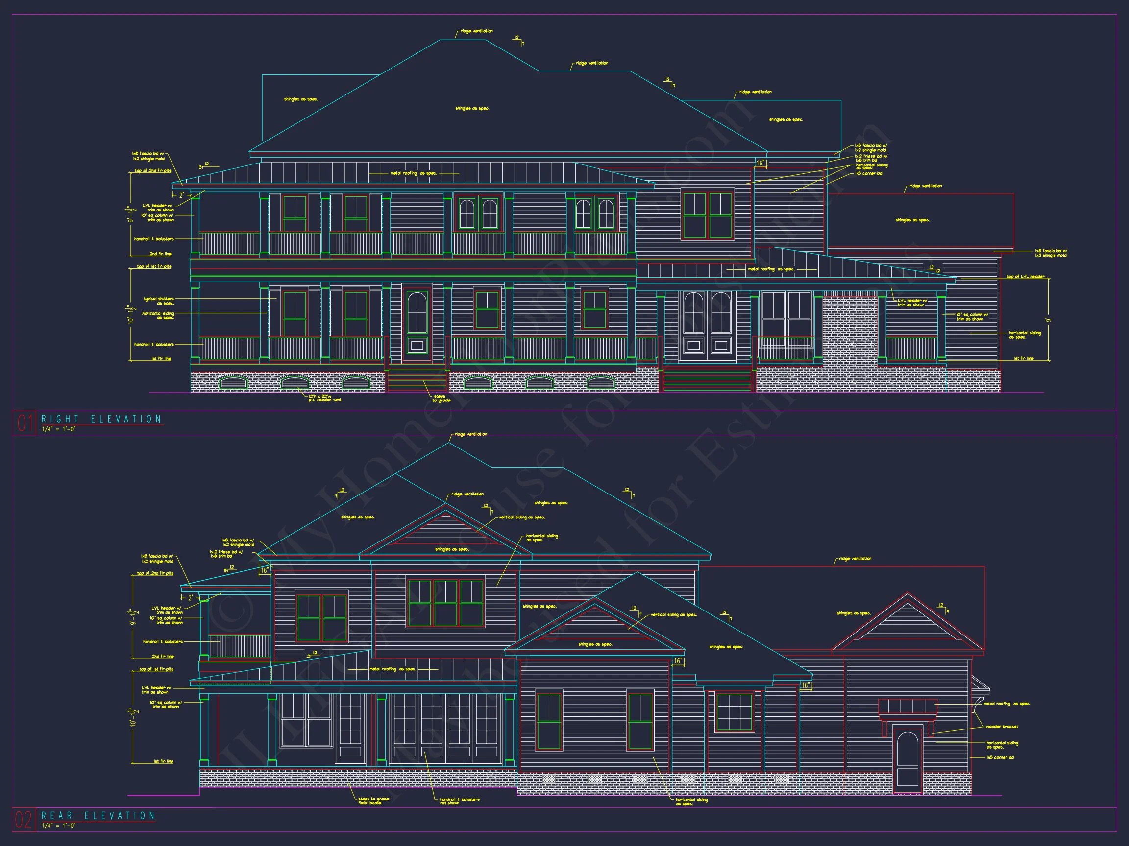 16-1831 HOUSE PLAN - Elegant House Plan with Floor Plans and Blueprint Designs 48 Elegant house Plan with Floor Plans and Blueprint Designs