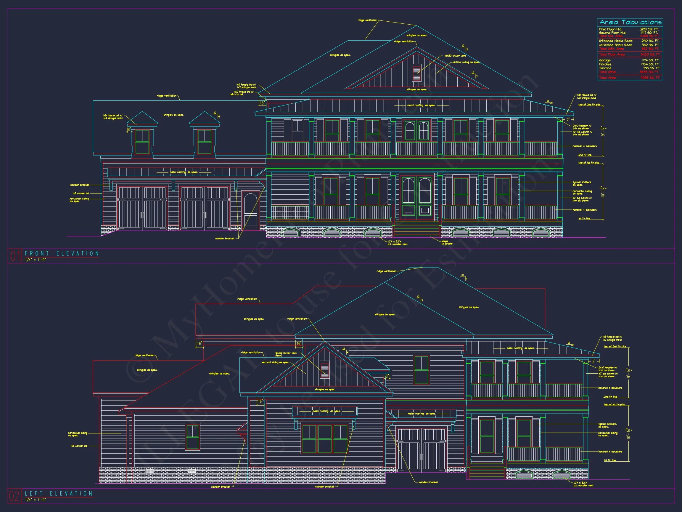 16-1831 HOUSE PLAN - Elegant House Plan with Floor Plans and Blueprint Designs 47 Elegant house Plan with Floor Plans and Blueprint Designs