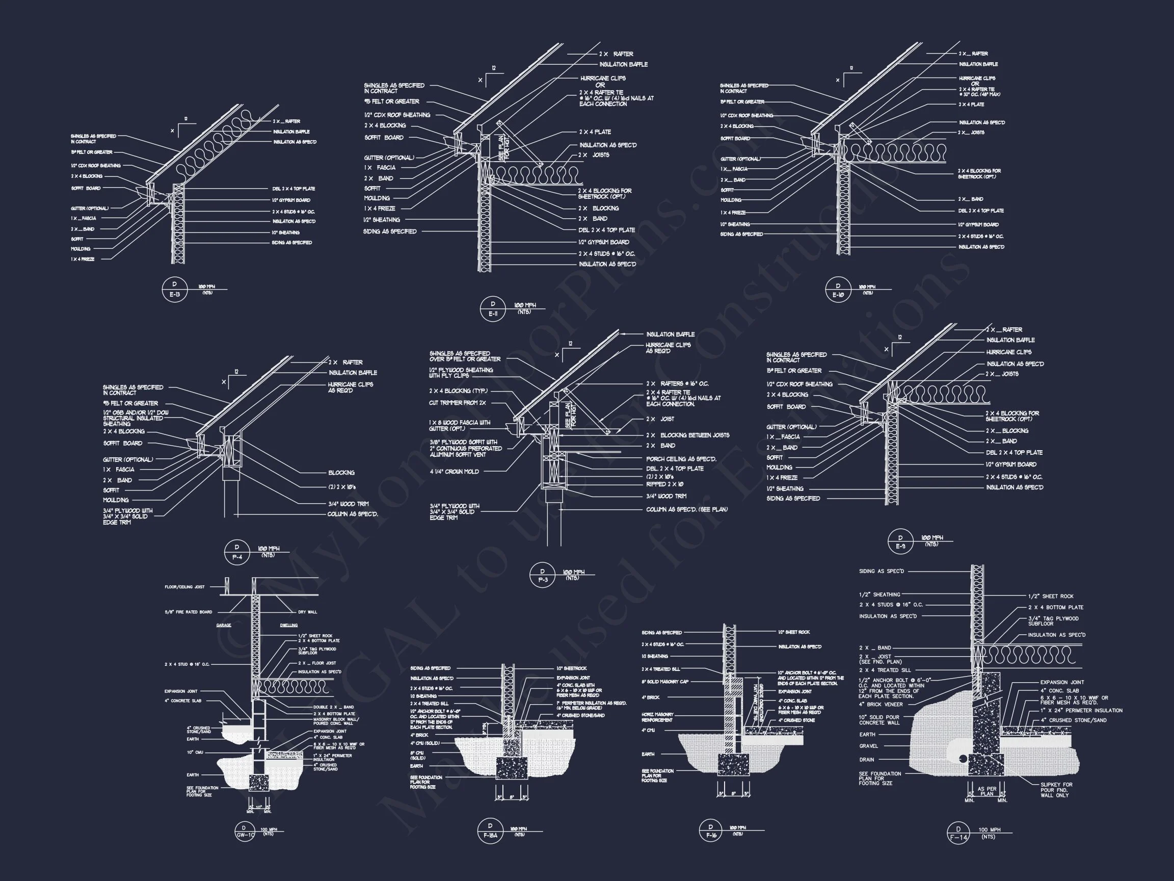 Modern Craftsman house Plan: Floor Plans & CAD Designs