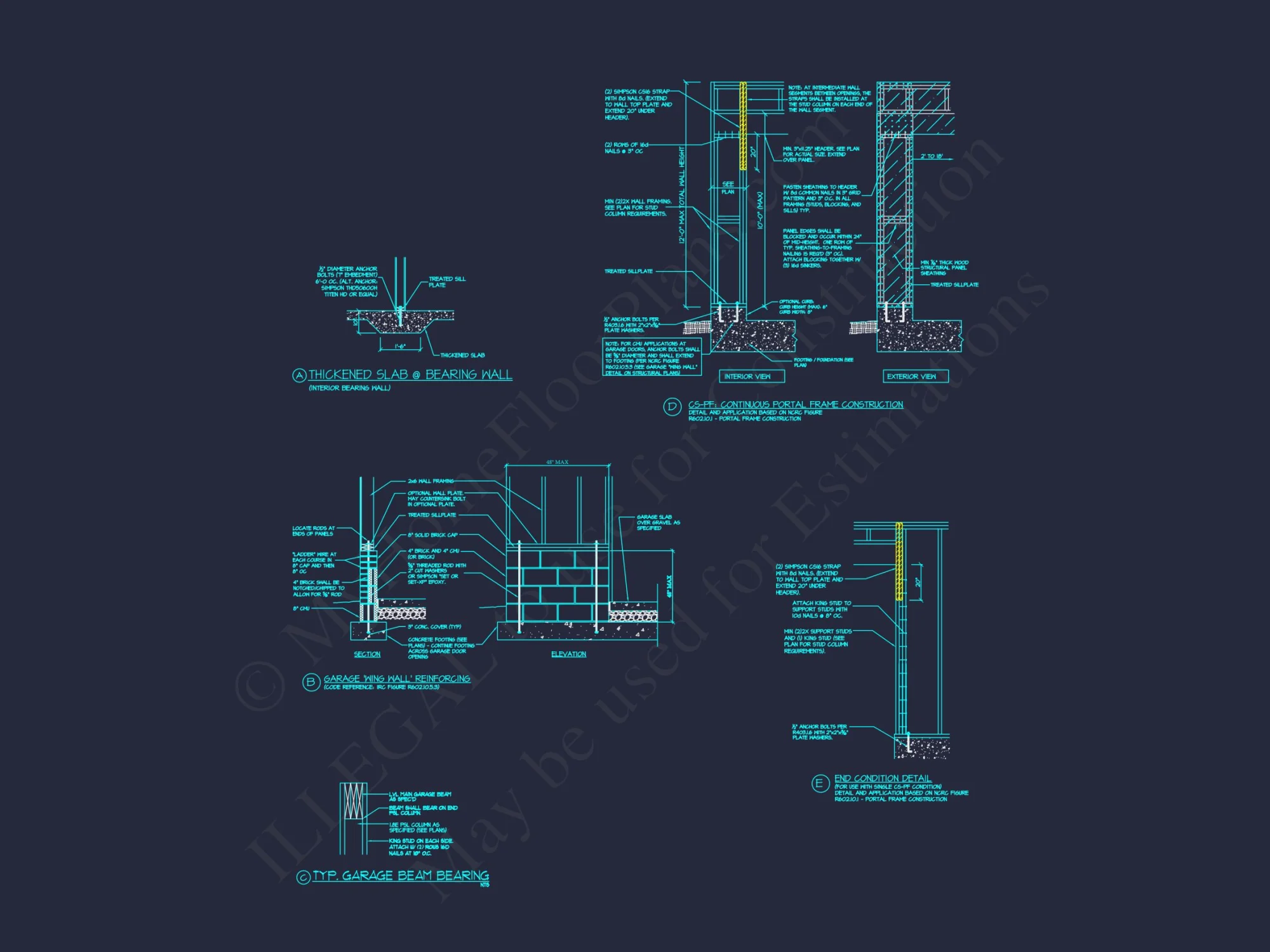Modern Craftsman house Plan: Floor Plans & CAD Designs