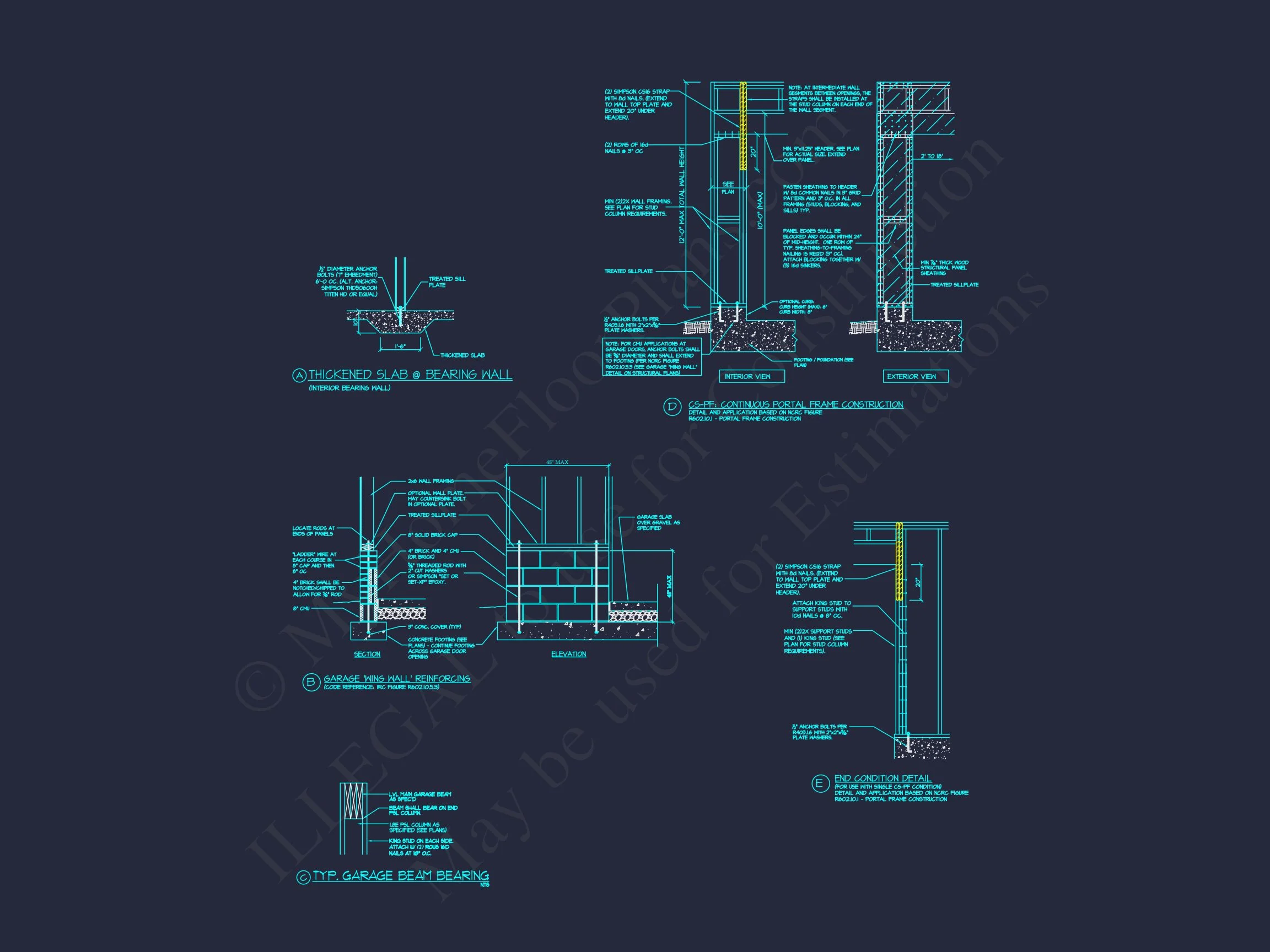 Modern Craftsman house Plan: Floor Plans & CAD Designs