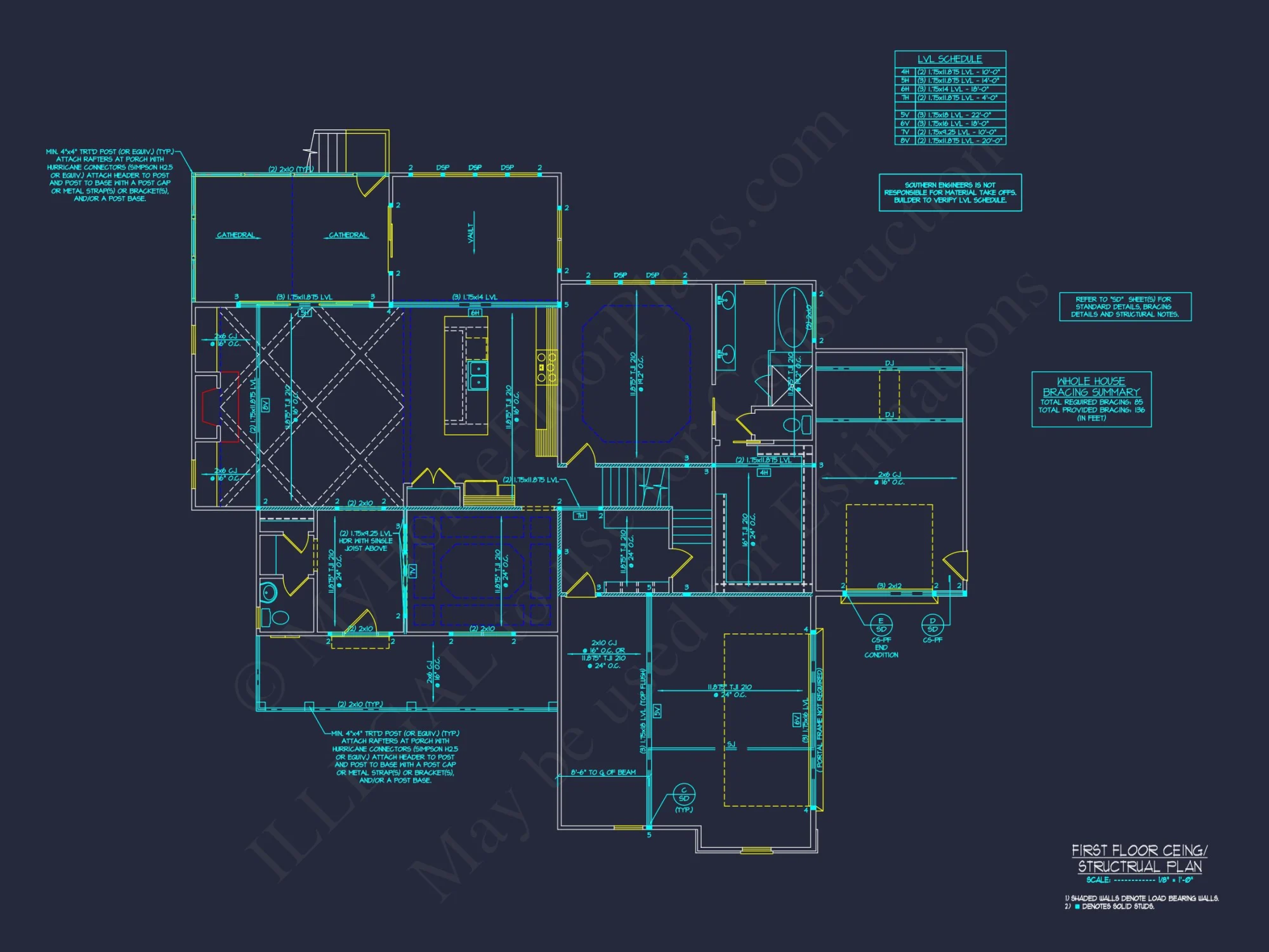 Modern Craftsman house Plan: Floor Plans & CAD Designs