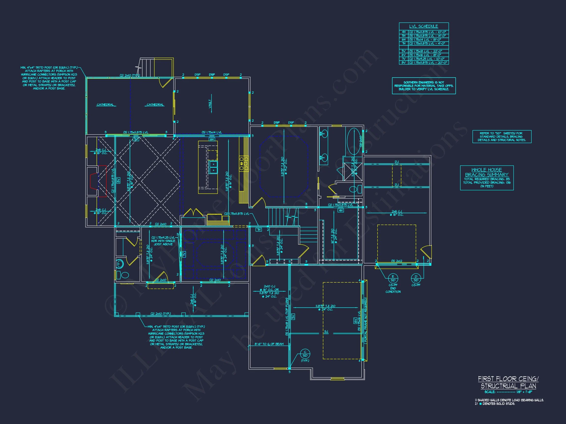 Modern Craftsman house Plan: Floor Plans & CAD Designs
