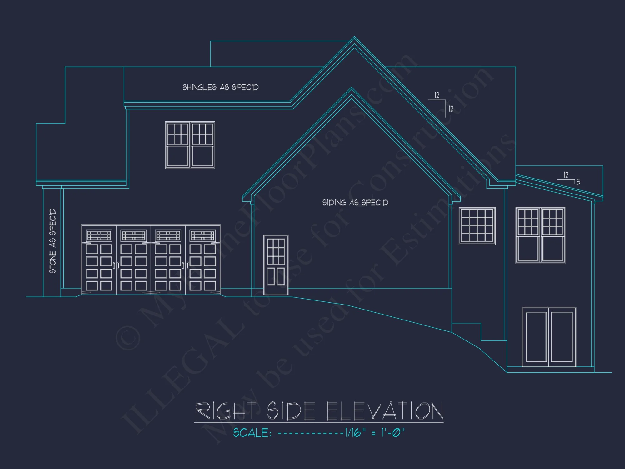 Modern Craftsman house Plan: Floor Plans & CAD Designs