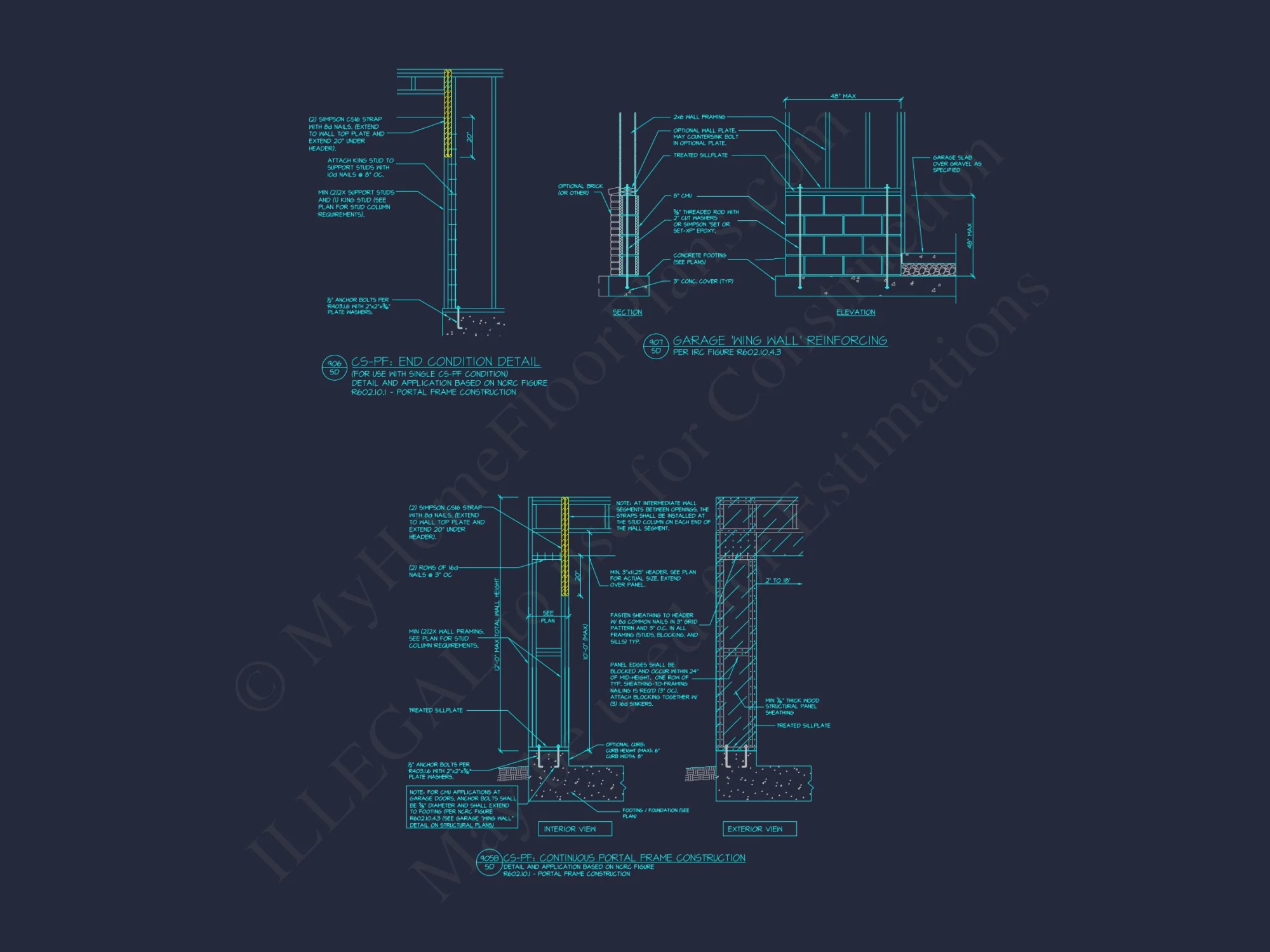 Modern Farmhouse house Plan with Open Floor Blueprint Designs