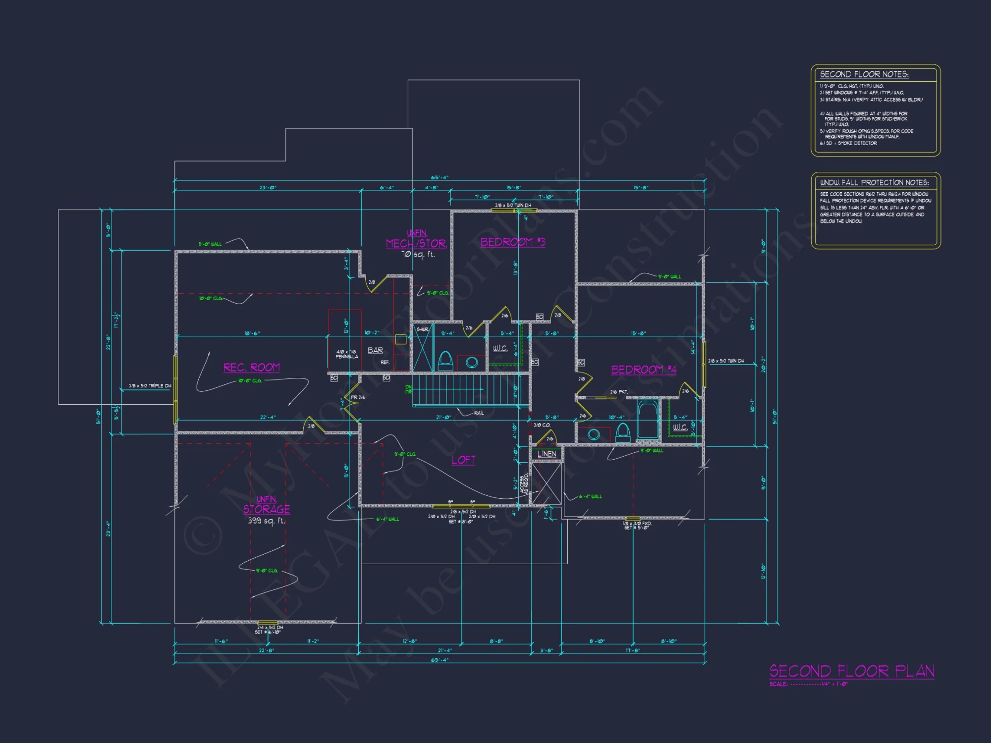 Modern Farmhouse house Plan with Open Floor Blueprint Designs