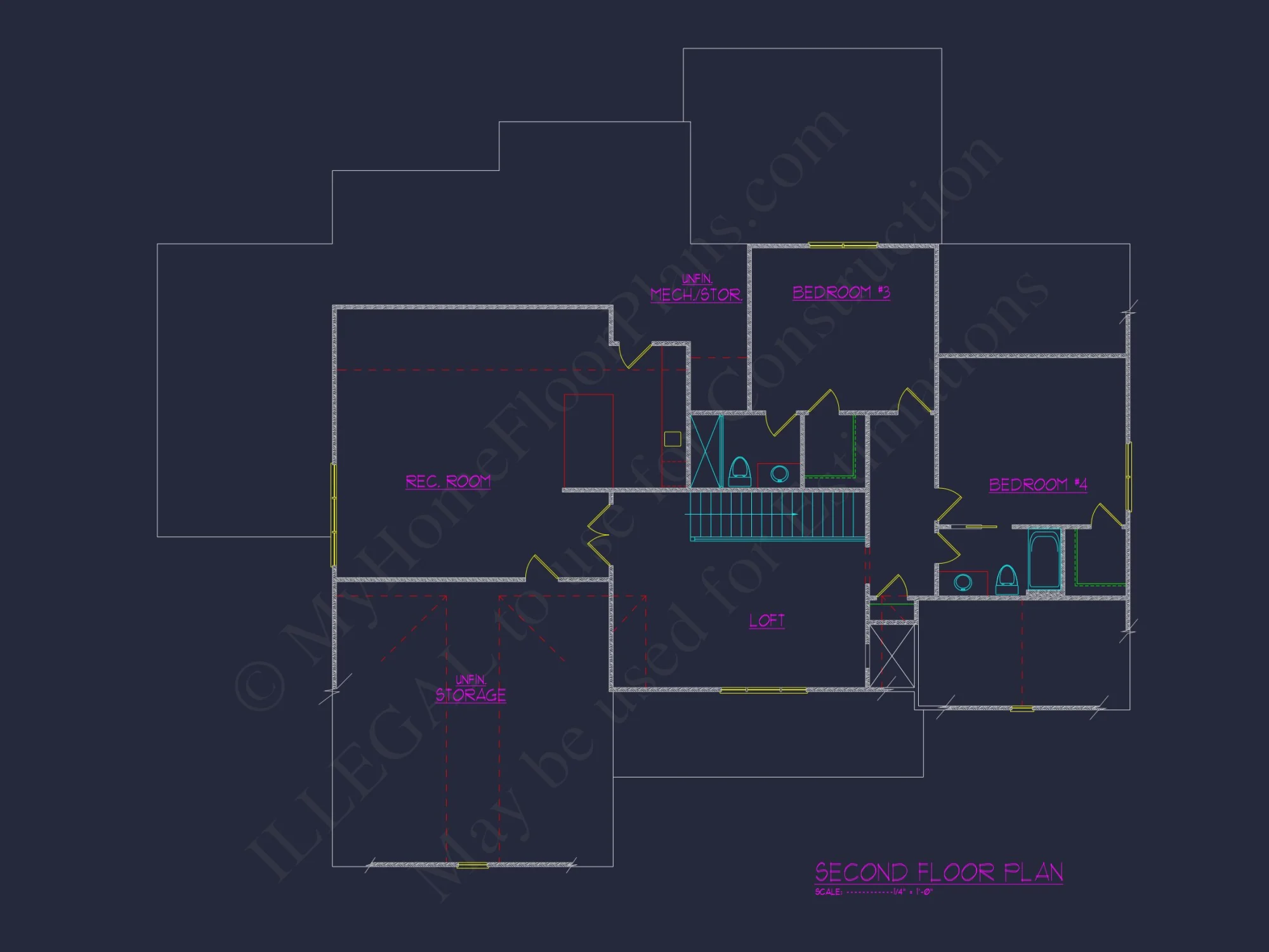 Modern Farmhouse house Plan with Open Floor Blueprint Designs