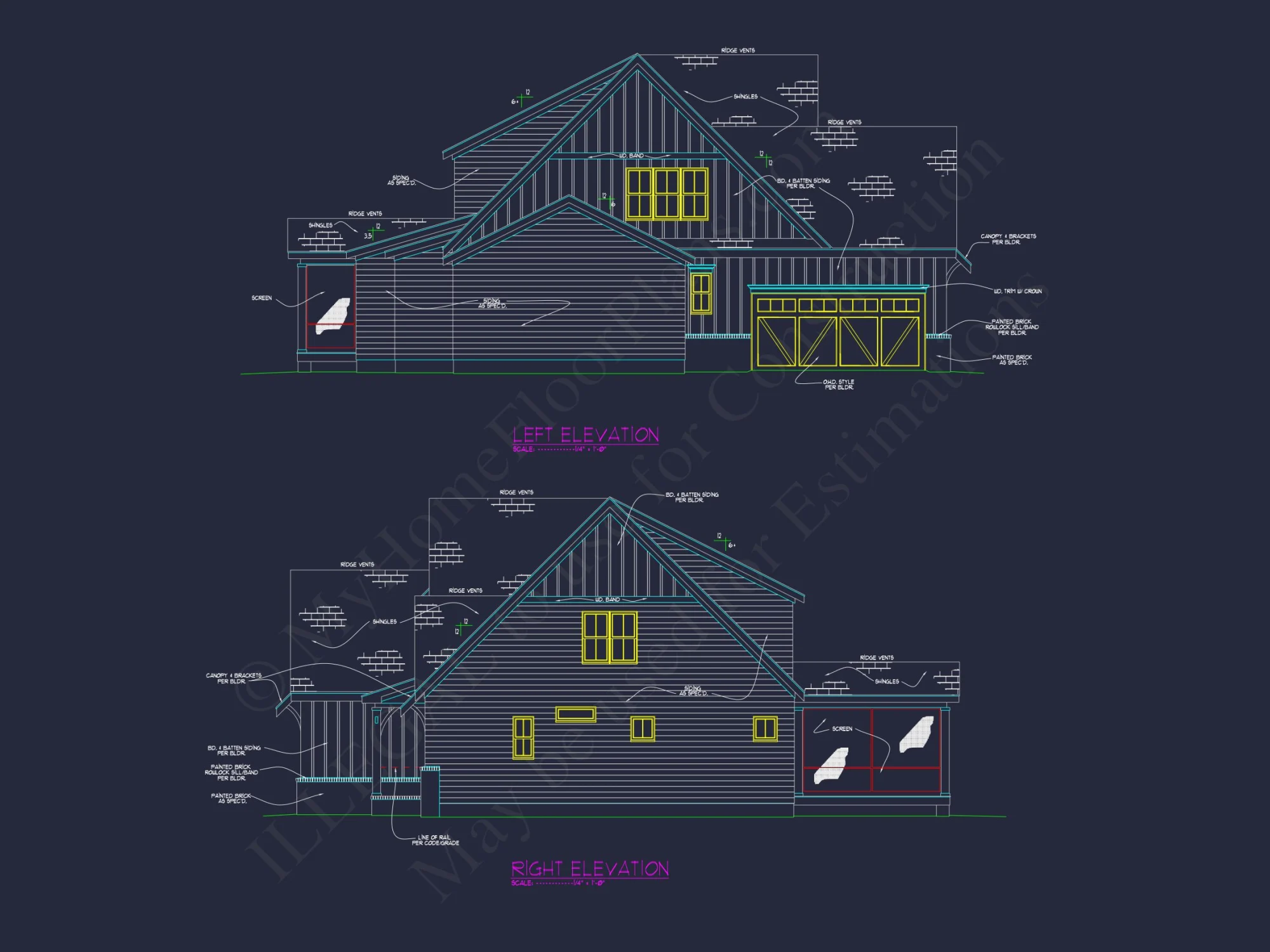 Modern Farmhouse house Plan with Open Floor Blueprint Designs