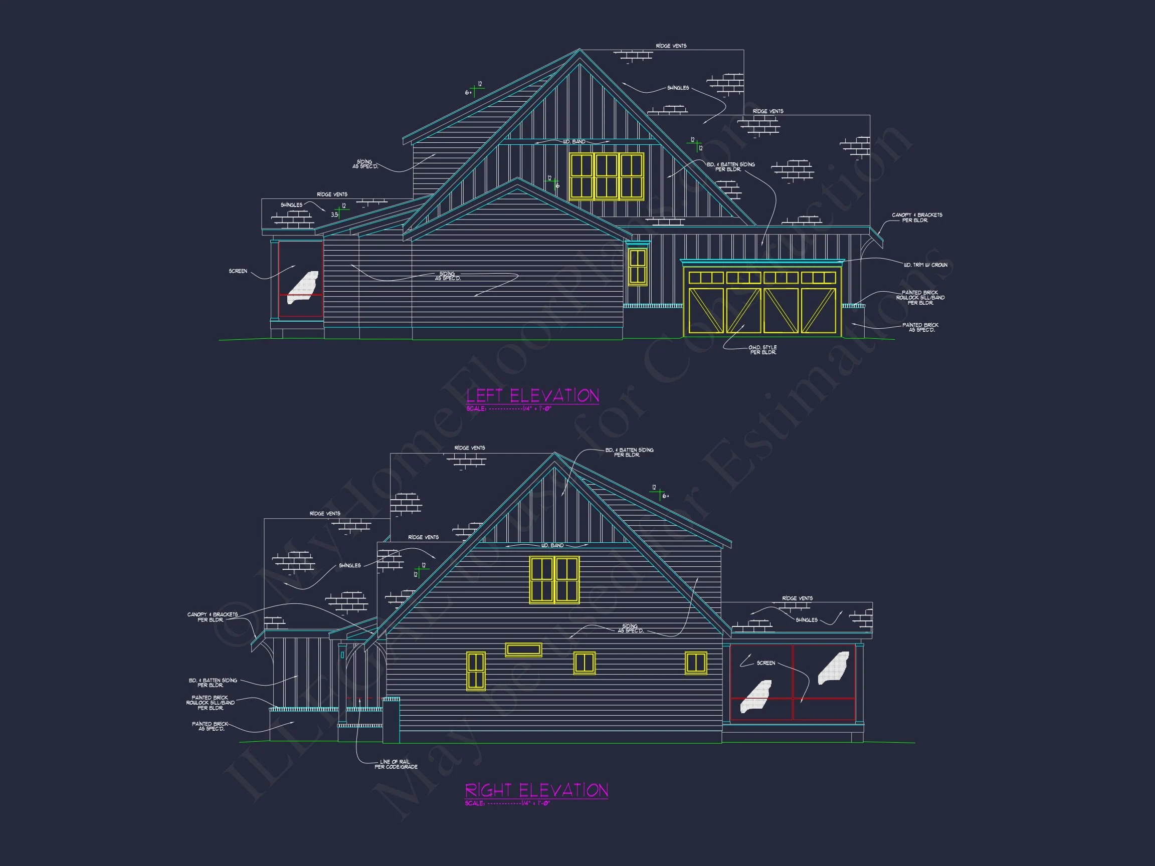 Modern Farmhouse house Plan with Open Floor Blueprint Designs