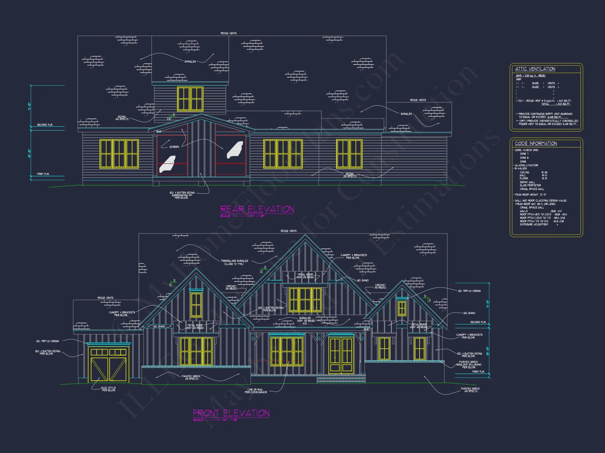 Modern Farmhouse house Plan with Open Floor Blueprint Designs