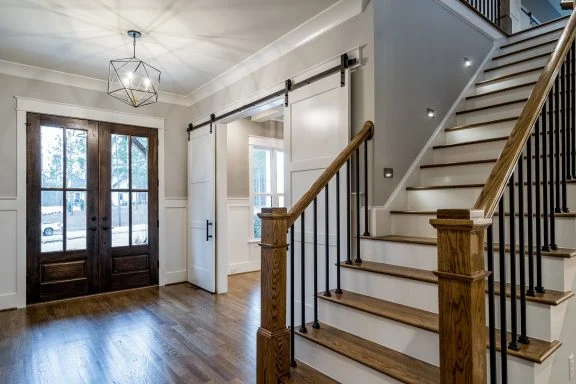 Modern Farmhouse house Plan with Open Floor Blueprint Designs