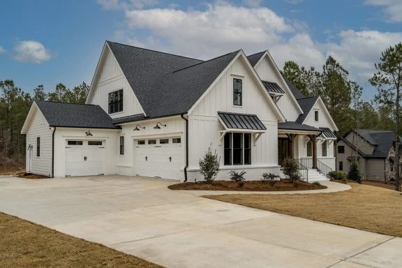 Modern Farmhouse house Plan with Open Floor Blueprint Designs