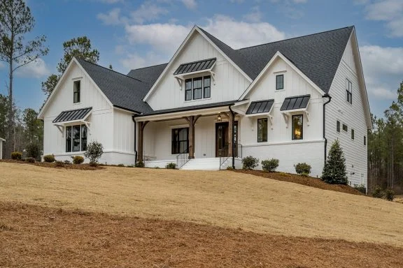 Modern Farmhouse house Plan with Open Floor Blueprint Designs