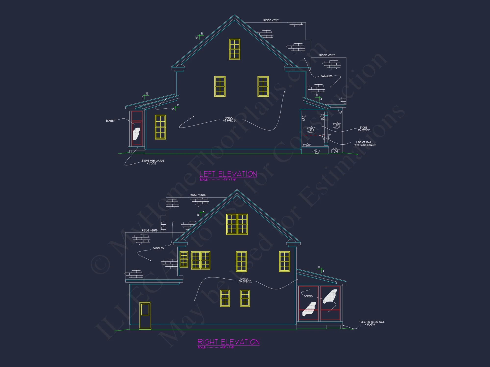 Modern Craftsman house Plan with Flexible Floor Designs
