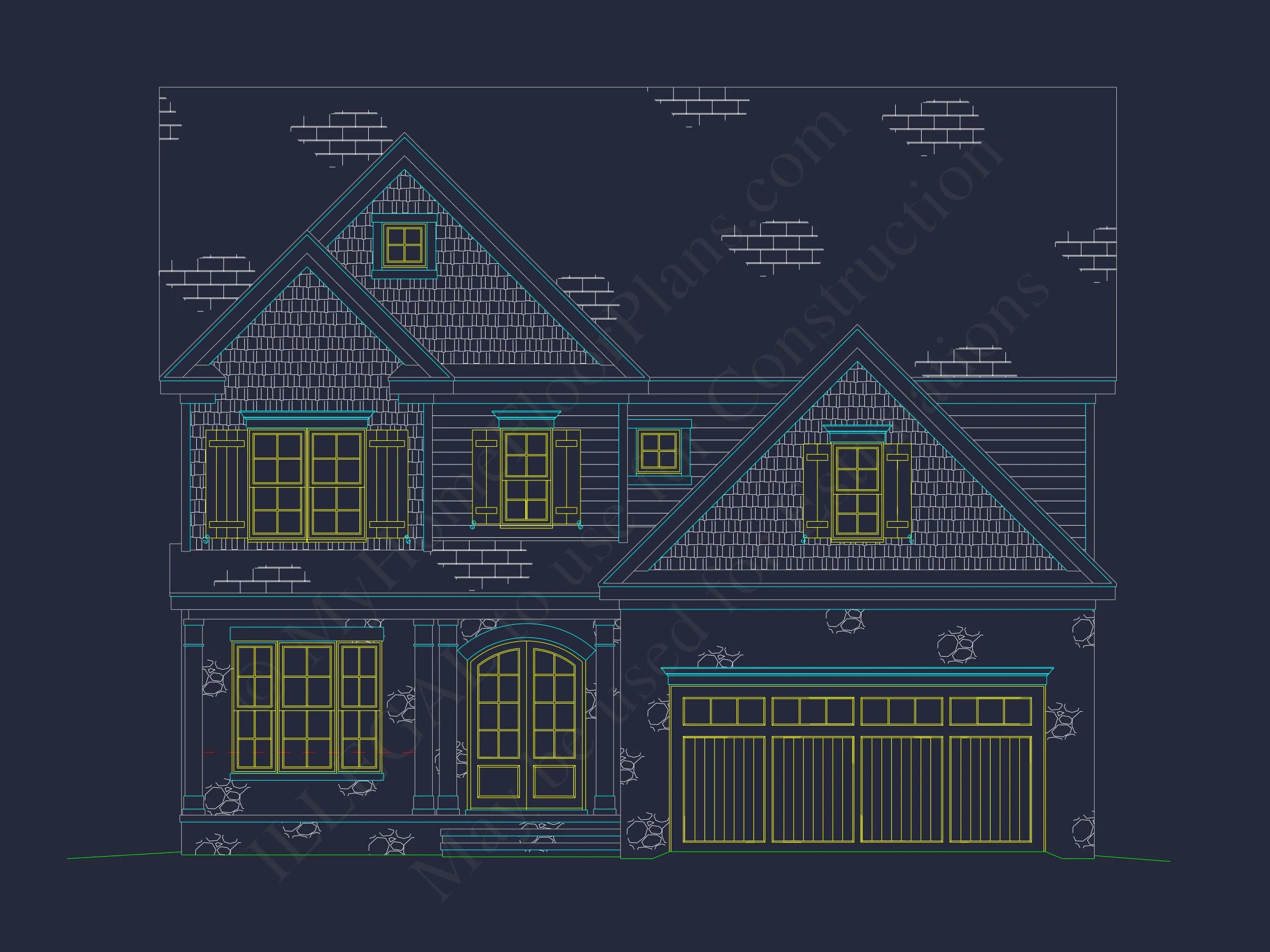 Modern Craftsman house Plan with Flexible Floor Designs