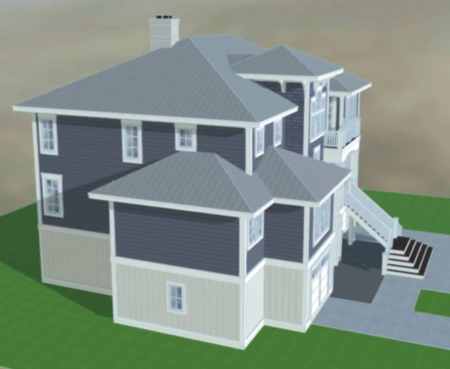 17-1967 HOUSE PLAN - Modern House Floor Plan Blueprint with CAD Architecture 4 Modern house Floor Plan Blueprint with CAD Architecture