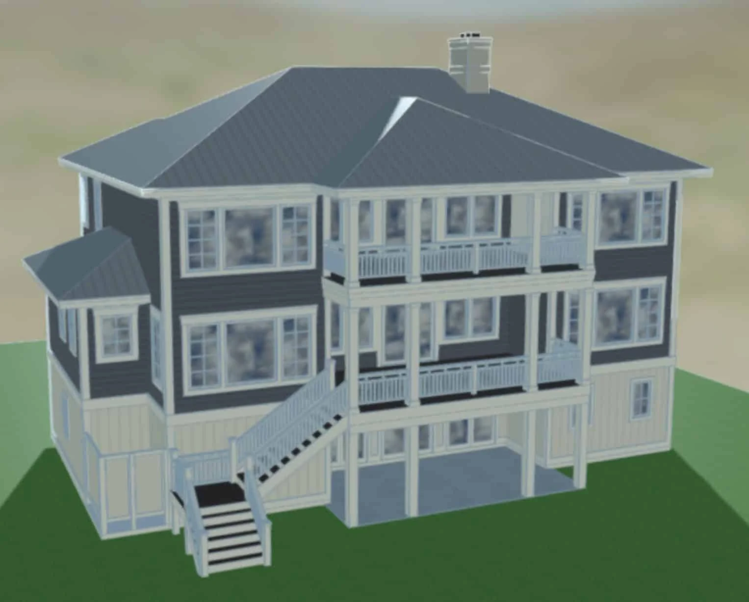 17-1967 HOUSE PLAN - Modern House Floor Plan Blueprint with CAD Architecture 3 Modern house Floor Plan Blueprint with CAD Architecture