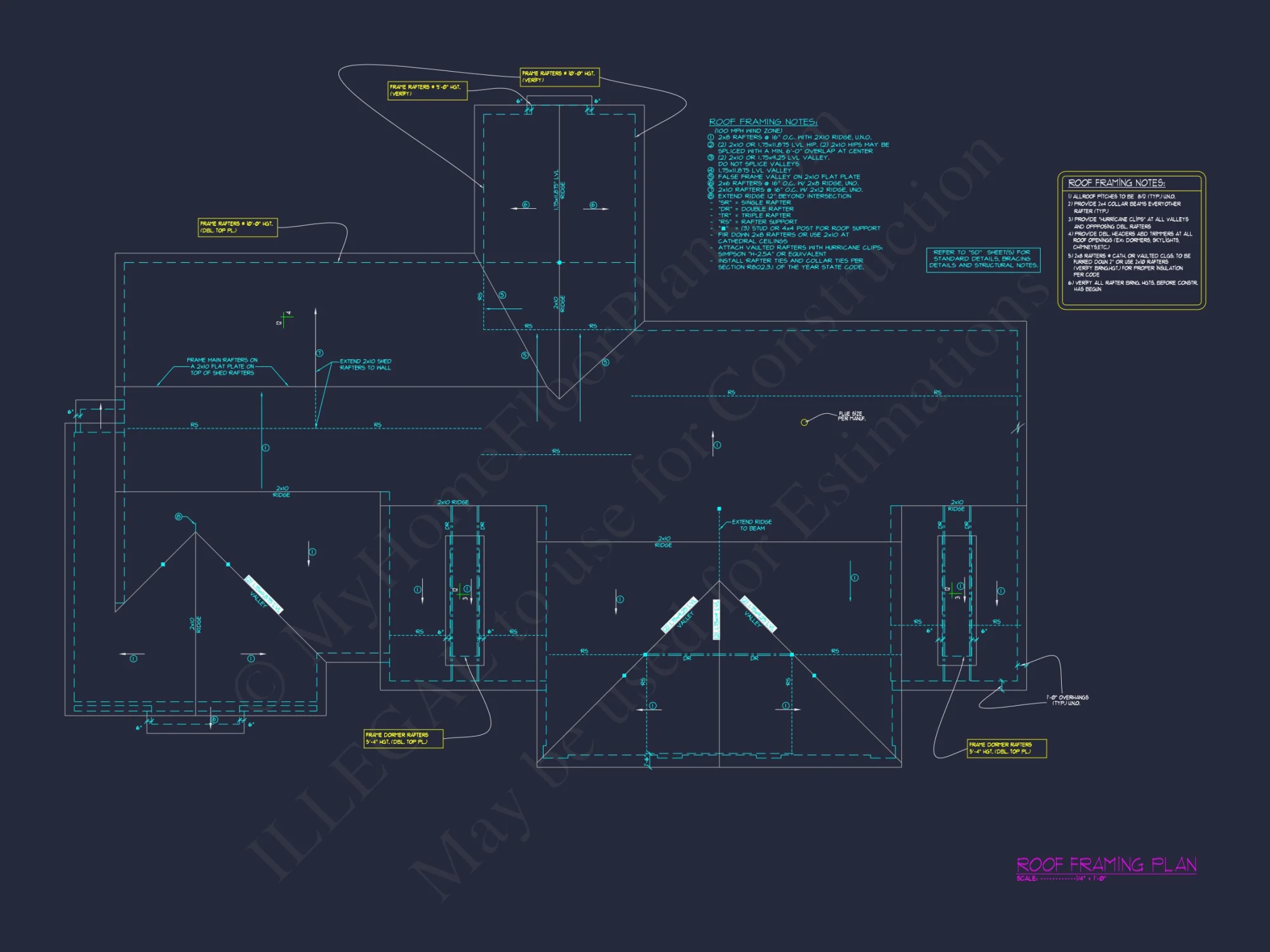 Spacious house Plan with 4 Bedrooms, Study, and CAD Designs