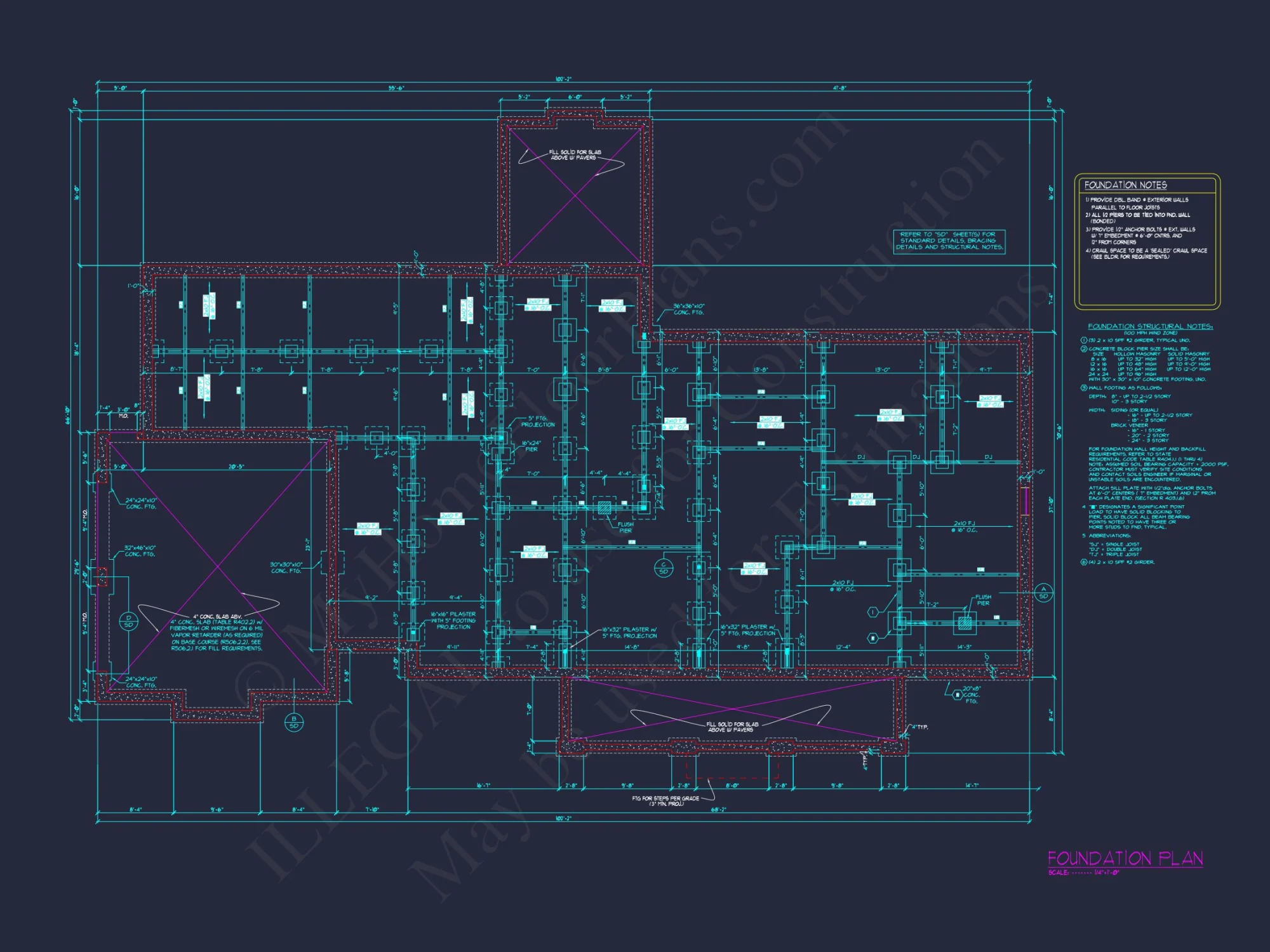 Spacious house Plan with 4 Bedrooms, Study, and CAD Designs